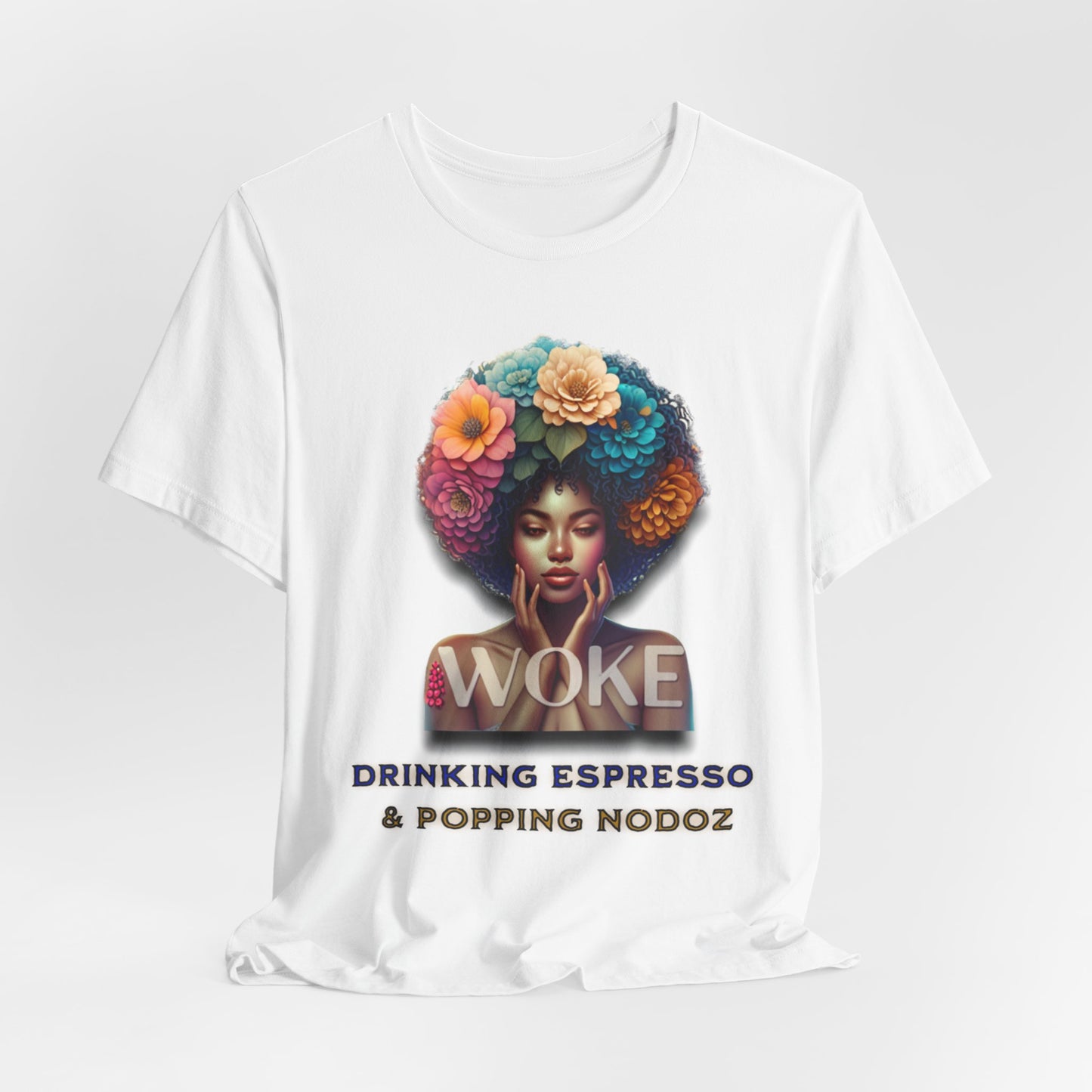 Woke Because We Can't Sleep on our Government, 92% Black Woman's Power Shirt, Melanin Women T-Shirts, Black Girl Magic T-Shirts,