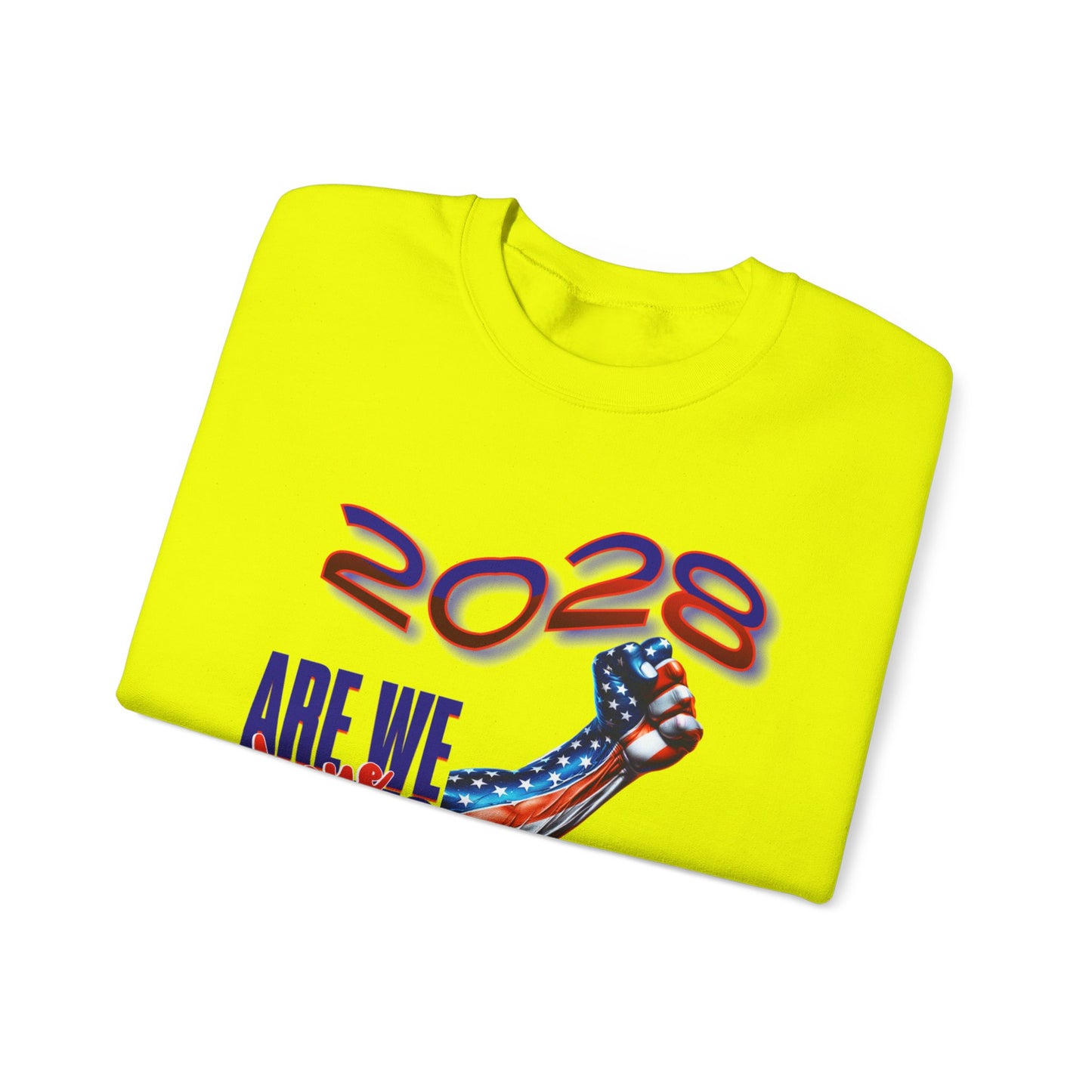 Are We There Yet 2028? - Patriotic Determination Design, American Flag Art, Political Statement Graphic Shirt, Activism and Patriotism Tees