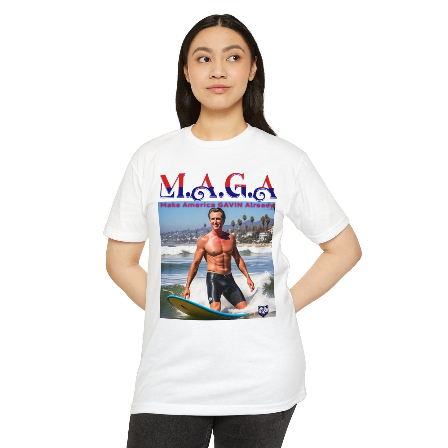 Make America Gavin Already T-shirt | Retro California Beach Vibe | Gavin Newsom T-shirt Apparel | Summer Style | California Pride Tees