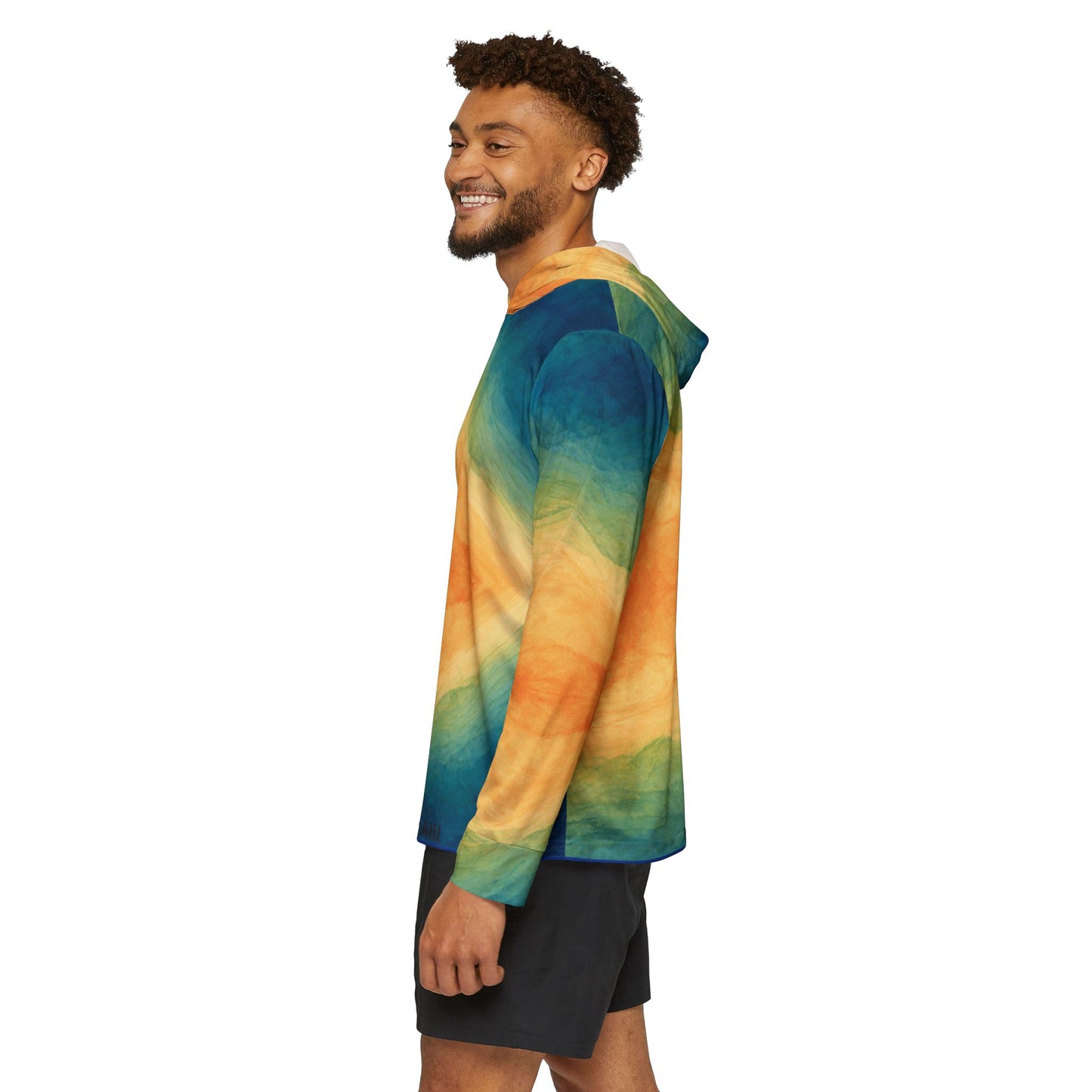 "I Deserve It All" Men's Multi-Colored Sports Warmup Hoodie