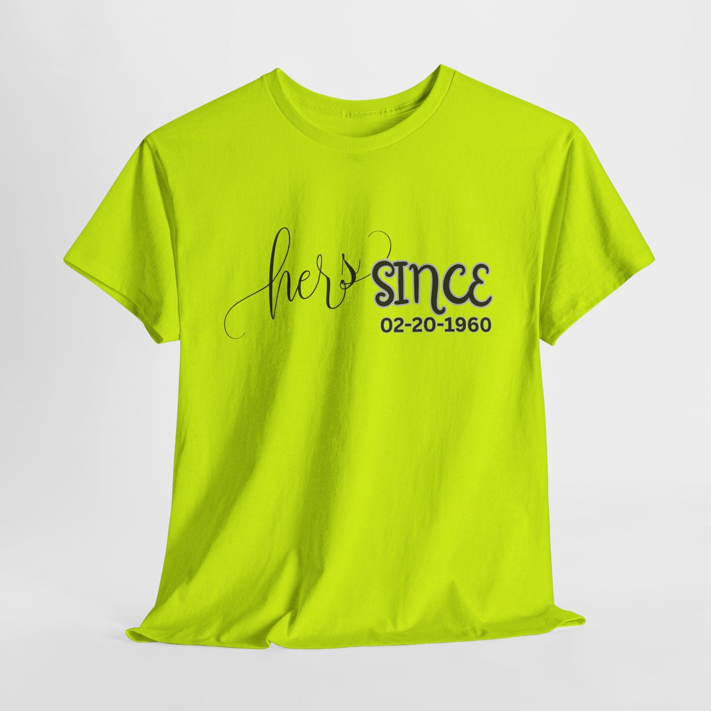 Personalized His and Hers Valentine T-Shirts, Custom Valentine T-Shirts, Unisex Valentine T-Shirts, T-Shirts for Couples, (His Sold Separately)