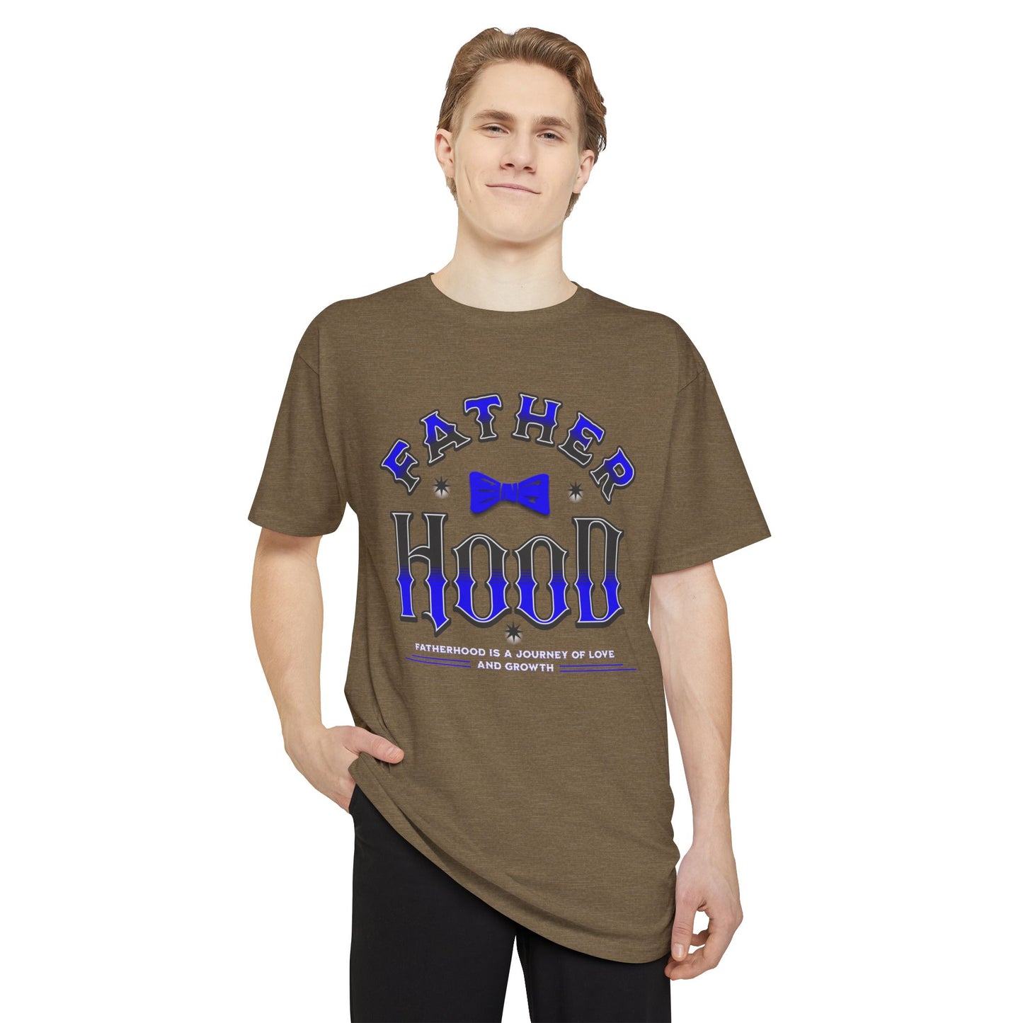 Fatherhood Urban Tee - Unisex Long Body T-Shirt for Dads, Father's Day Gift, Dad Humor Shirt, Casual Everyday Wear