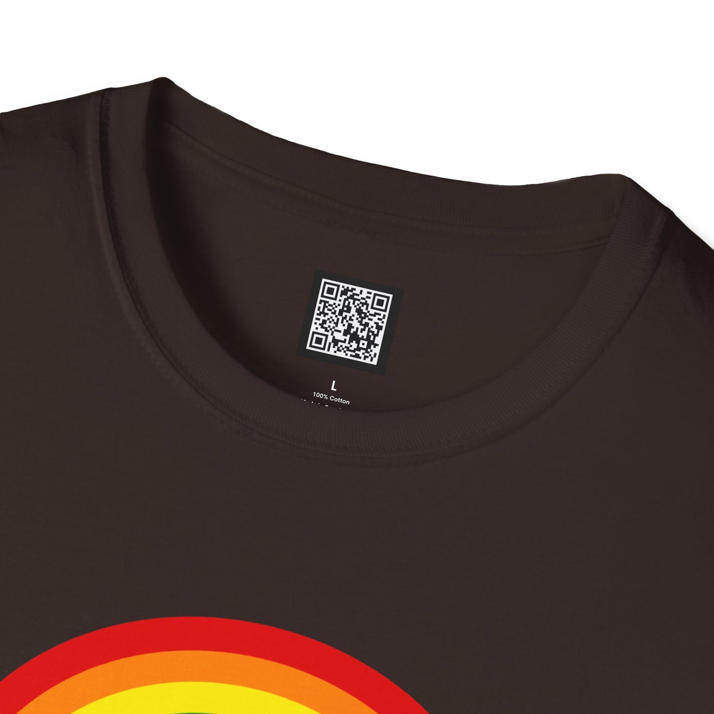 Rainbow Diversity Unisex Softstyle T-Shirt, LGBTQ+ Pride Apparel, WEHO Inclusive Gift, Casual Wear, Colorful Tee for Pride Celebrations