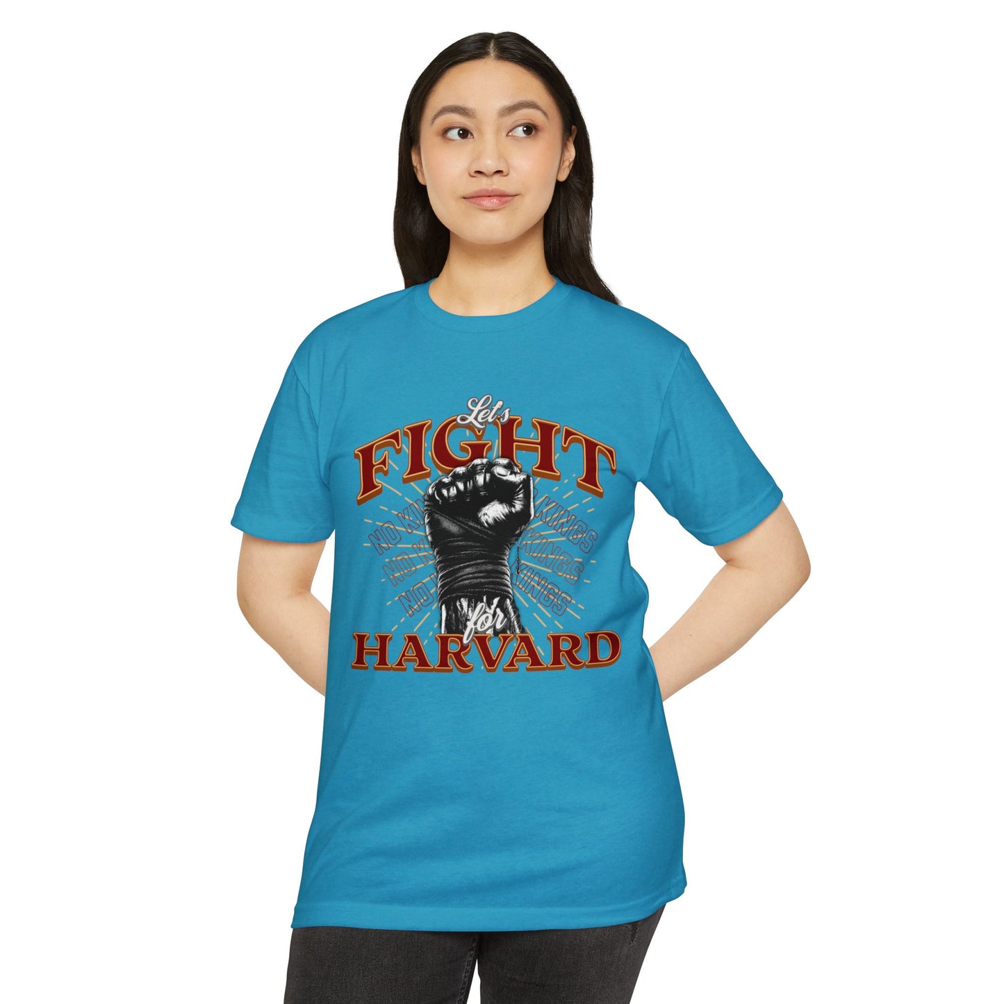 Empowering Fight for Hardvard University T-Shirt | Trump vs. Harvard T-Shirts, Spirit of Democracy, Standing with Hardvard Tee