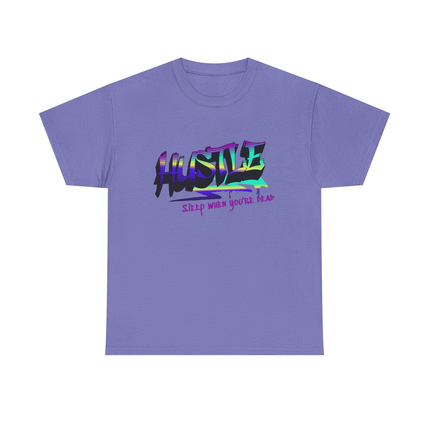 Hustle Hard - Vibrant Graffiti Design, Graffiti-Inspired Art, Motivational Merchandise, Entrepreneur Lifestyle Apparel, Unisex Motivational Gift