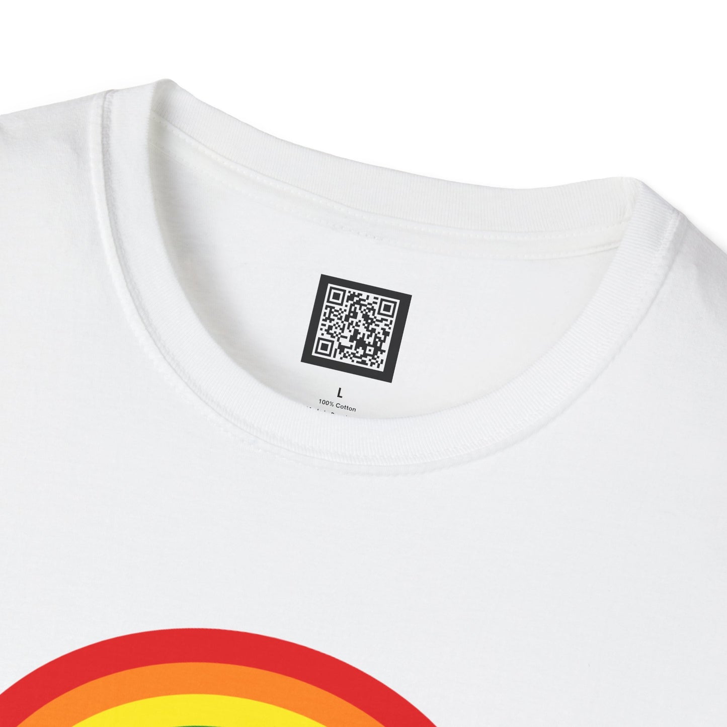 Rainbow Diversity Unisex Softstyle T-Shirt, LGBTQ+ Pride Apparel, WEHO Inclusive Gift, Casual Wear, Colorful Tee for Pride Celebrations