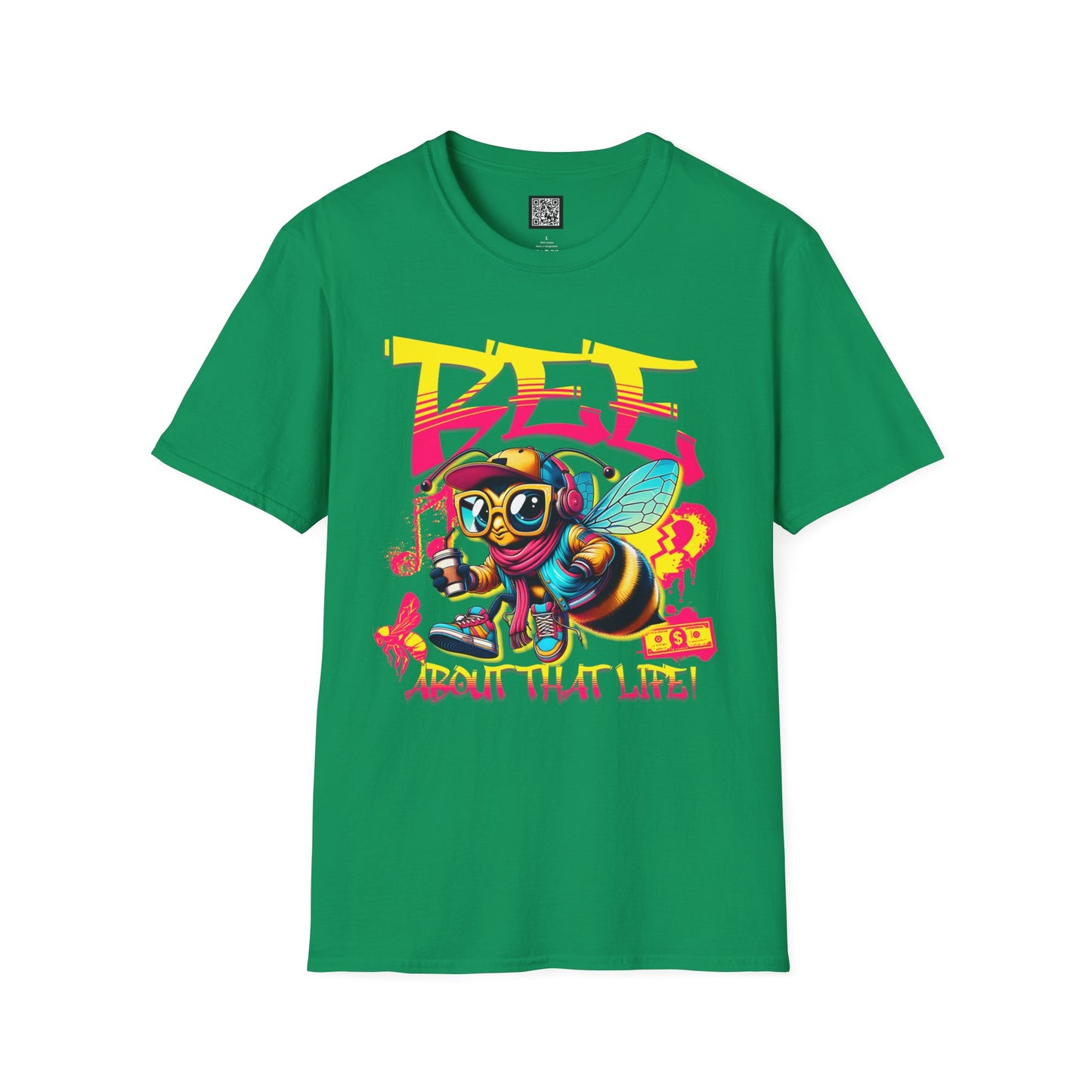 Beekeeper Graphic T-Shirt, Cute Bee Lovers T-Shirt, Fun Colorful Graphic Bee Tee, Summer Casual Wear, Gift for Bee Enthusiast