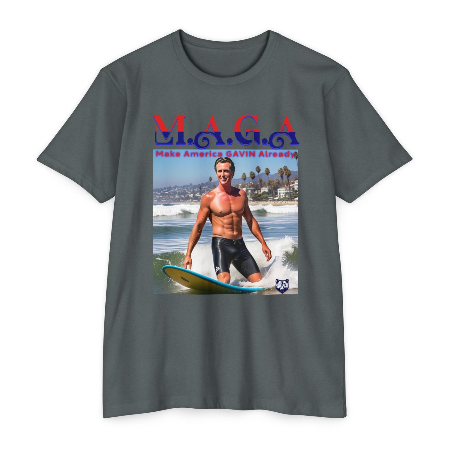 Make America Gavin Already T-shirt | Retro California Beach Vibe | Gavin Newsom T-shirt Apparel | Summer Style | California Pride Tees