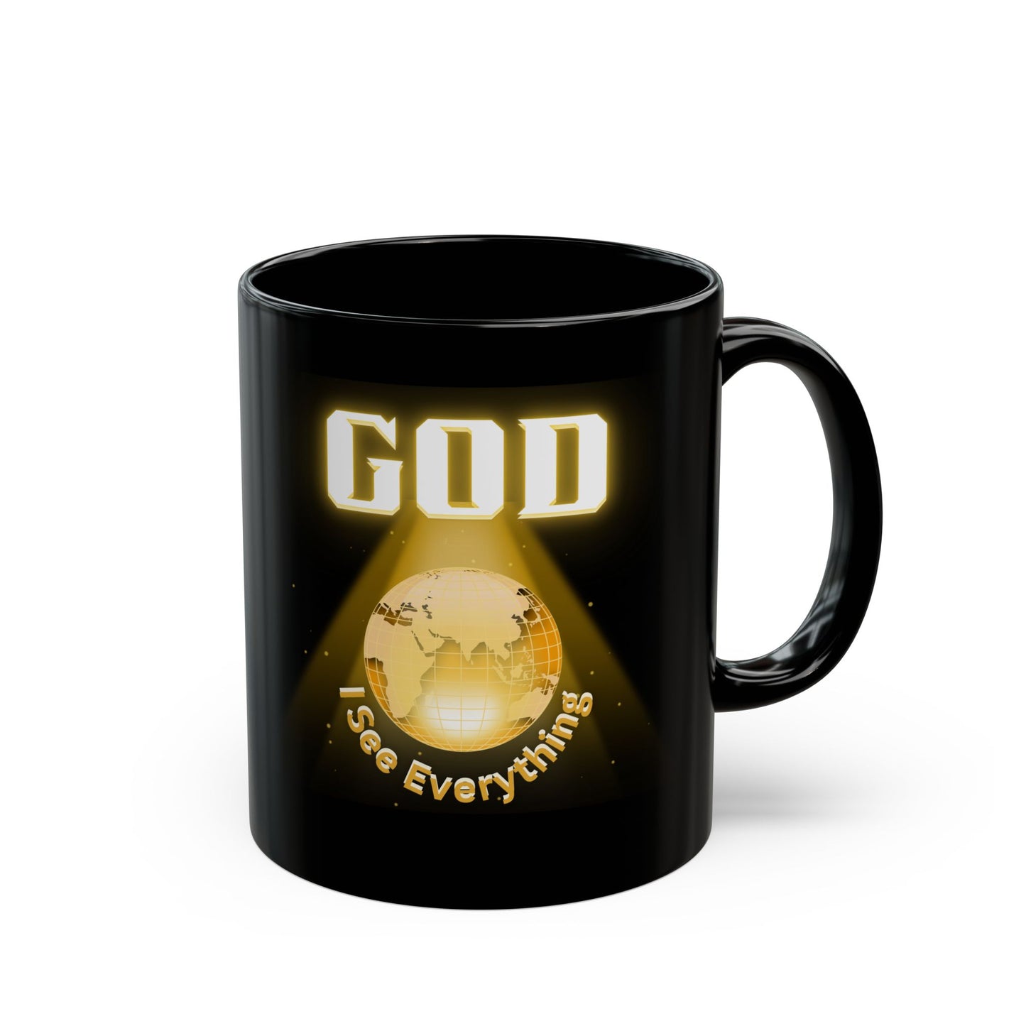 Christian Coffee Mug, Religious Coffee Mugs, Inspirational Mugs, Gifts for Christians, Gifts for A Pastor, Black Mug (11oz, 15oz),