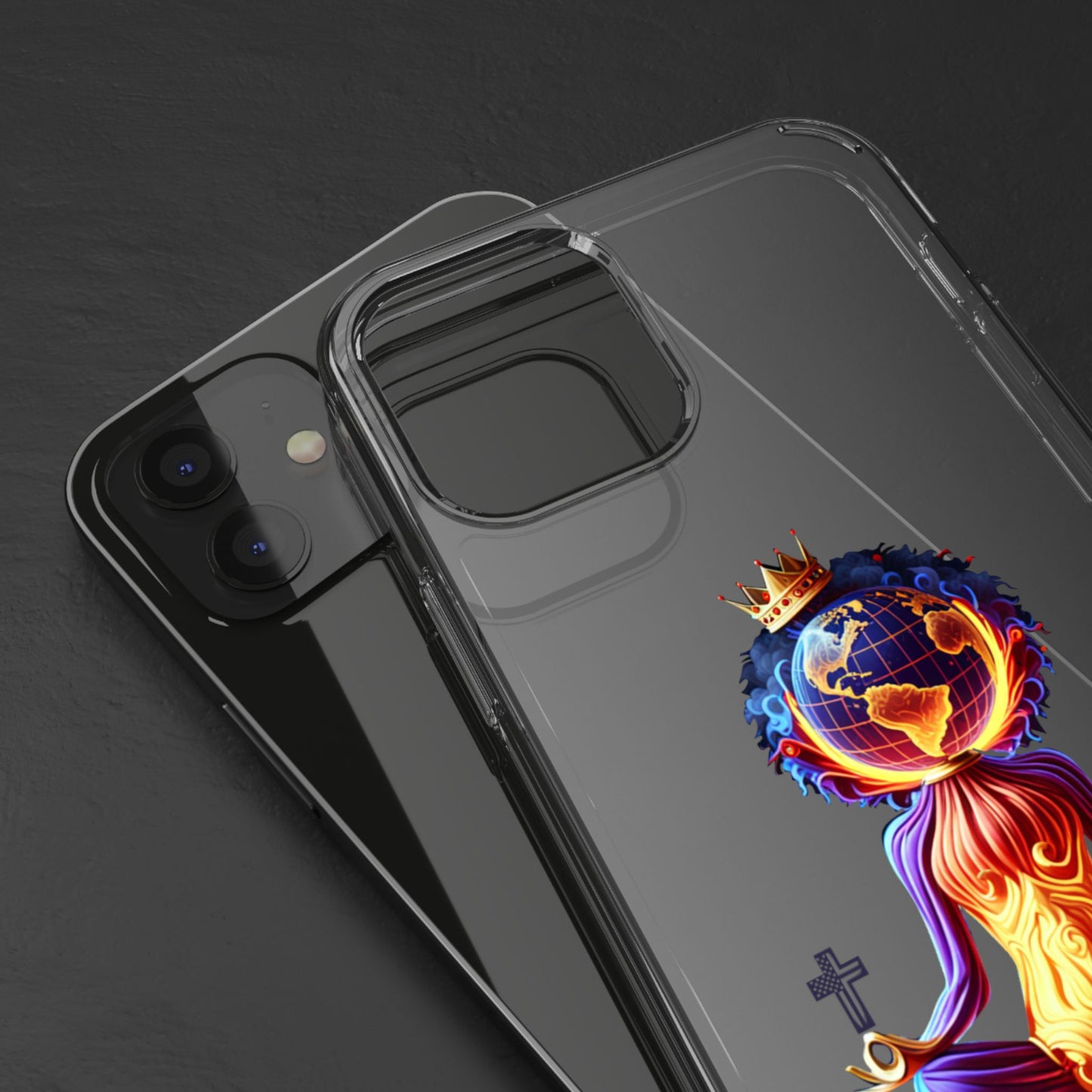 "Heavy is the Head" Clear Cellphone Case Cases, Inspirational Cellphone Case for iPhone and Samsung Phones, Custom Cellphone Case