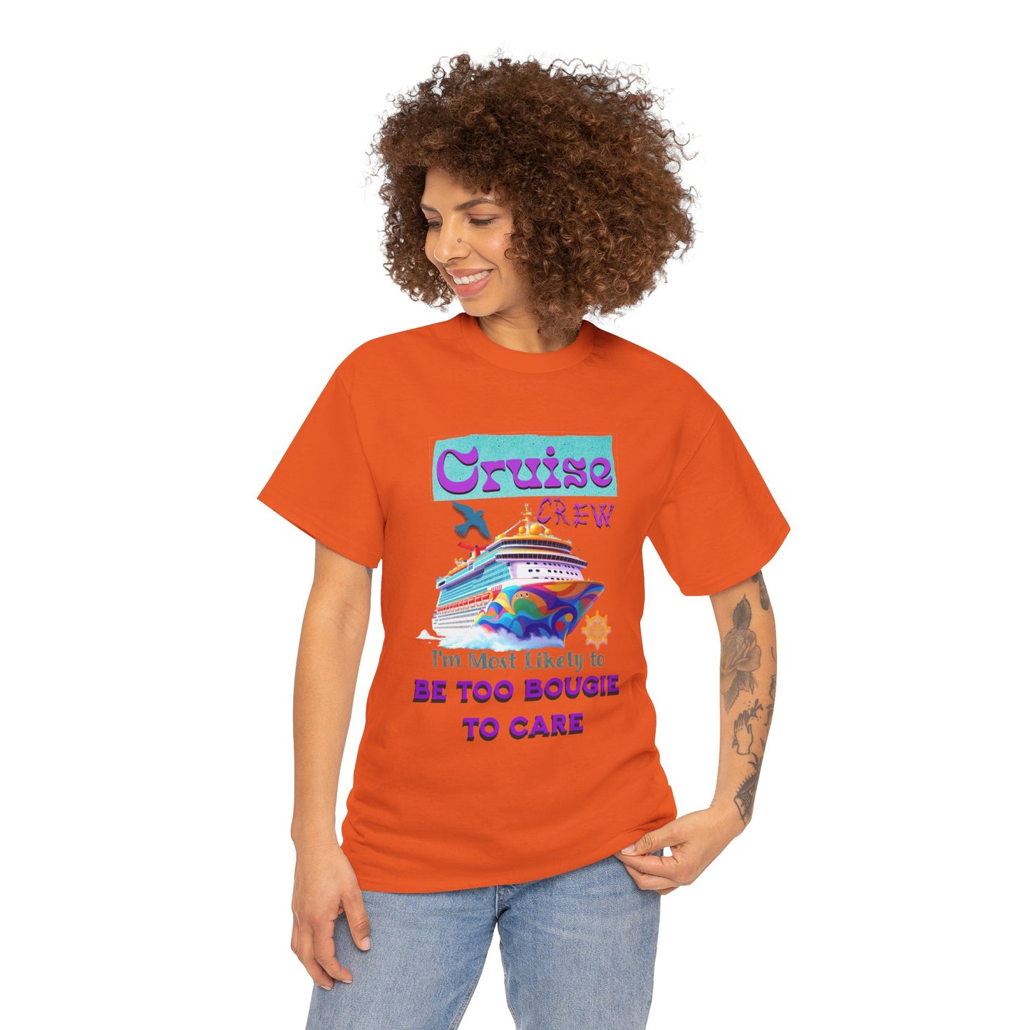 Cruise Crew Tee: Be Too Bougie to Care, Vacation Outfits, Nautical Shirt, Travel Gift, Summer Apparel, T-Shirt for the Bougie One