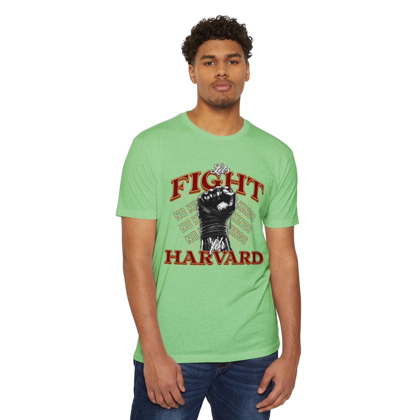 Empowering Fight for Hardvard University T-Shirt | Trump vs. Harvard T-Shirts, Spirit of Democracy, Standing with Hardvard Tee