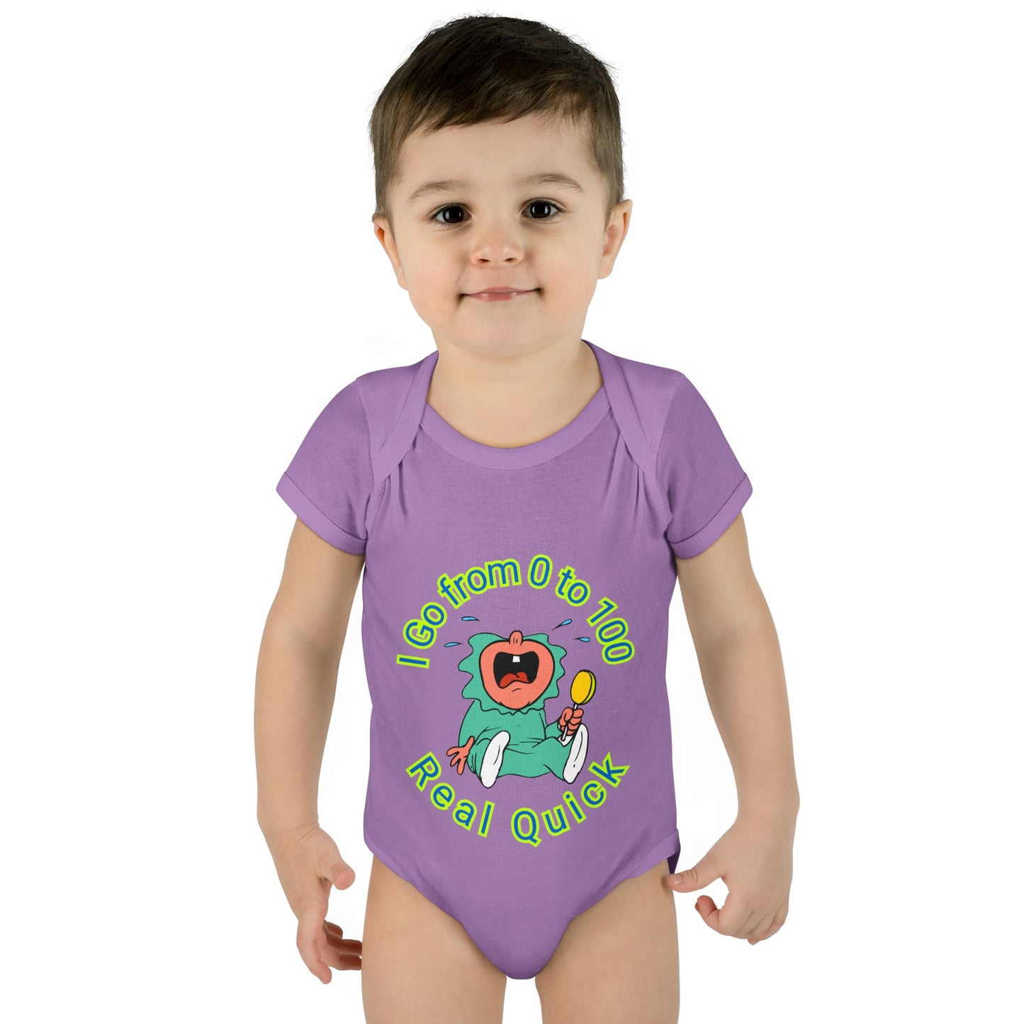 Funny Baby Onesies from 0 to 24 Months, Cute Colorful Baby Onesies for Boy or Girl, From 0 to 100 Real Quick, Newborn Baby Shower Gifts
