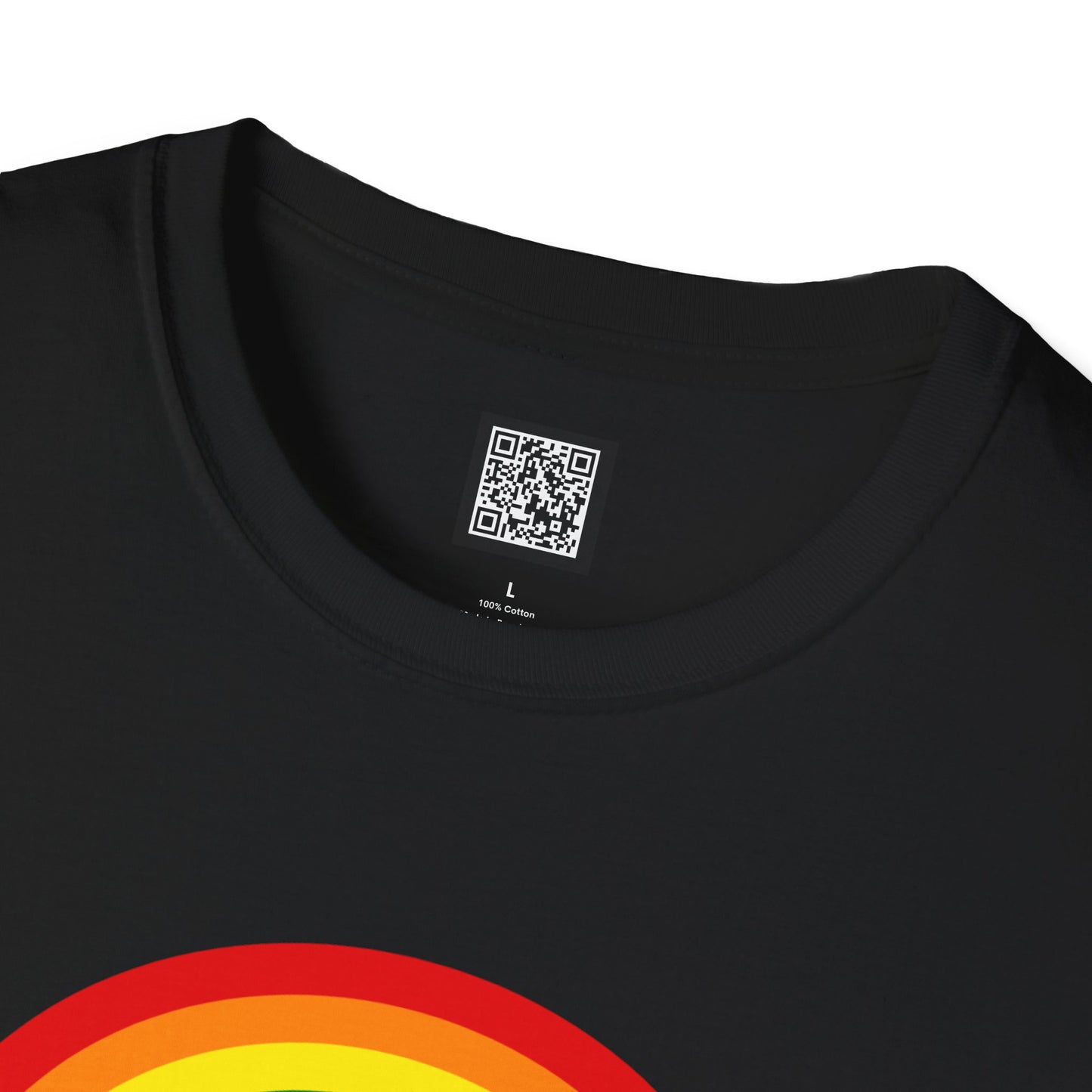 Rainbow Diversity Unisex Softstyle T-Shirt, LGBTQ+ Pride Apparel, WEHO Inclusive Gift, Casual Wear, Colorful Tee for Pride Celebrations