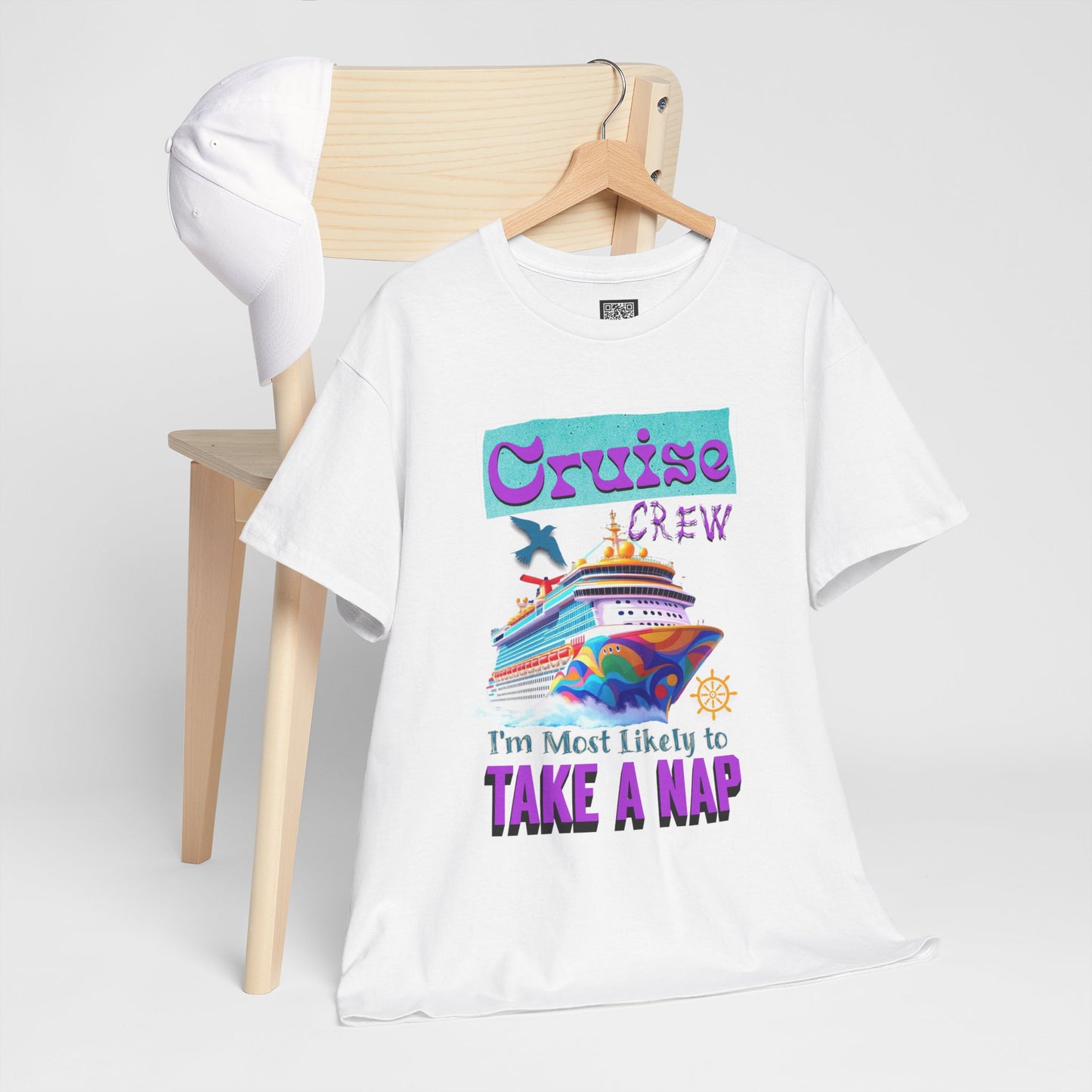 Cruise Crew Nap Tee, Unisex Cotton Shirt, Fun Cruise Vacation Apparel, Cruising Nautical Gift, Group Travel Outfit, Fun Cruise Shirt