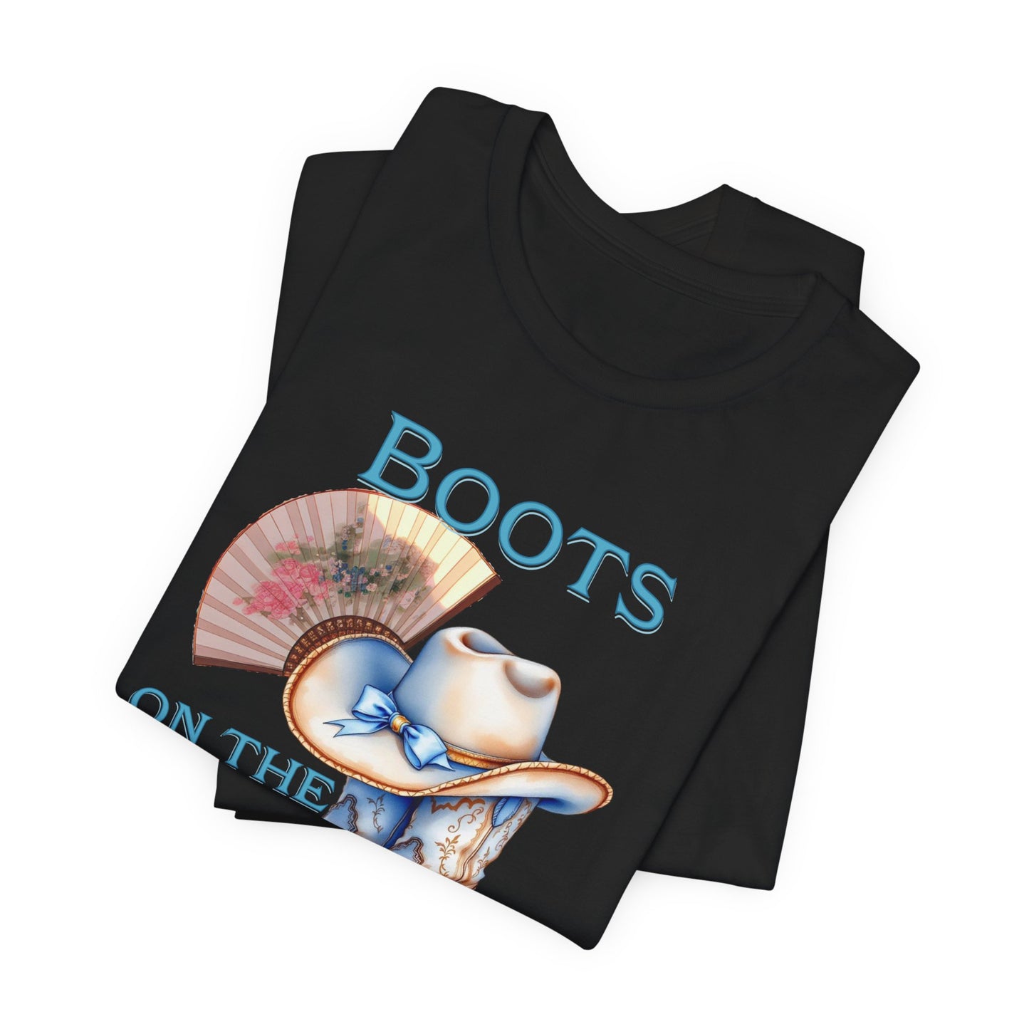 Cowboy Boots Graphic Tee - "Boots on the Ground" Inspired Design, Unisex Shirt for Men and Women, Country Music Lover Tees