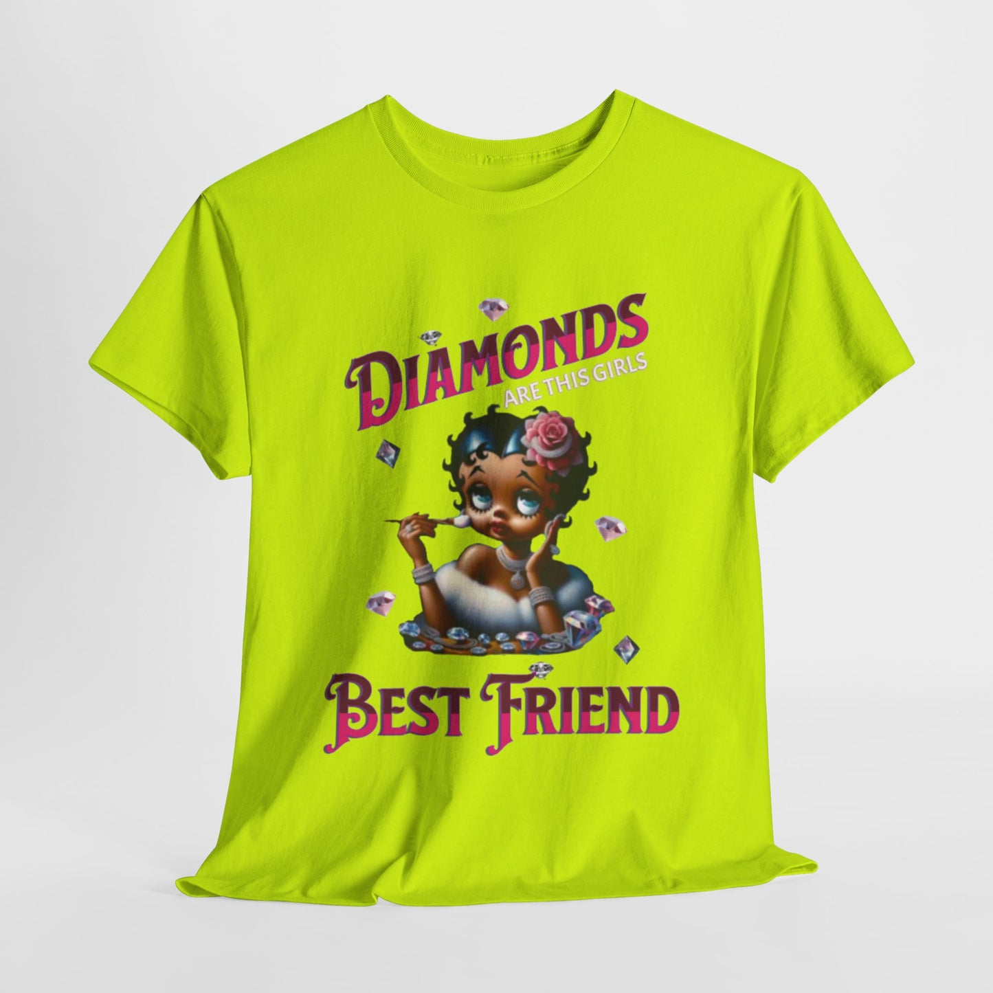 Diamonds Are This Girl's Best Friend, Marilyn Monroe Quote Shirt, Best Friend Tees, Betty Boop I Love Diamonds T-Shirts,