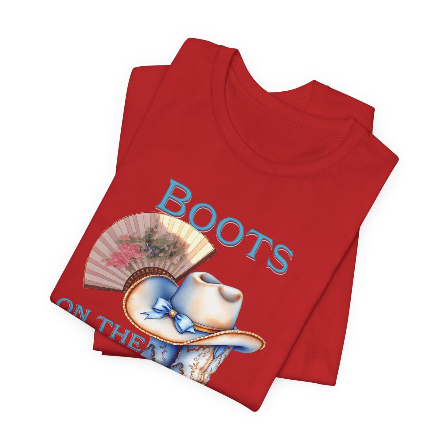 Cowboy Boots Graphic Tee - "Boots on the Ground" Inspired Design, Unisex Shirt for Men and Women, Country Music Lover Tees
