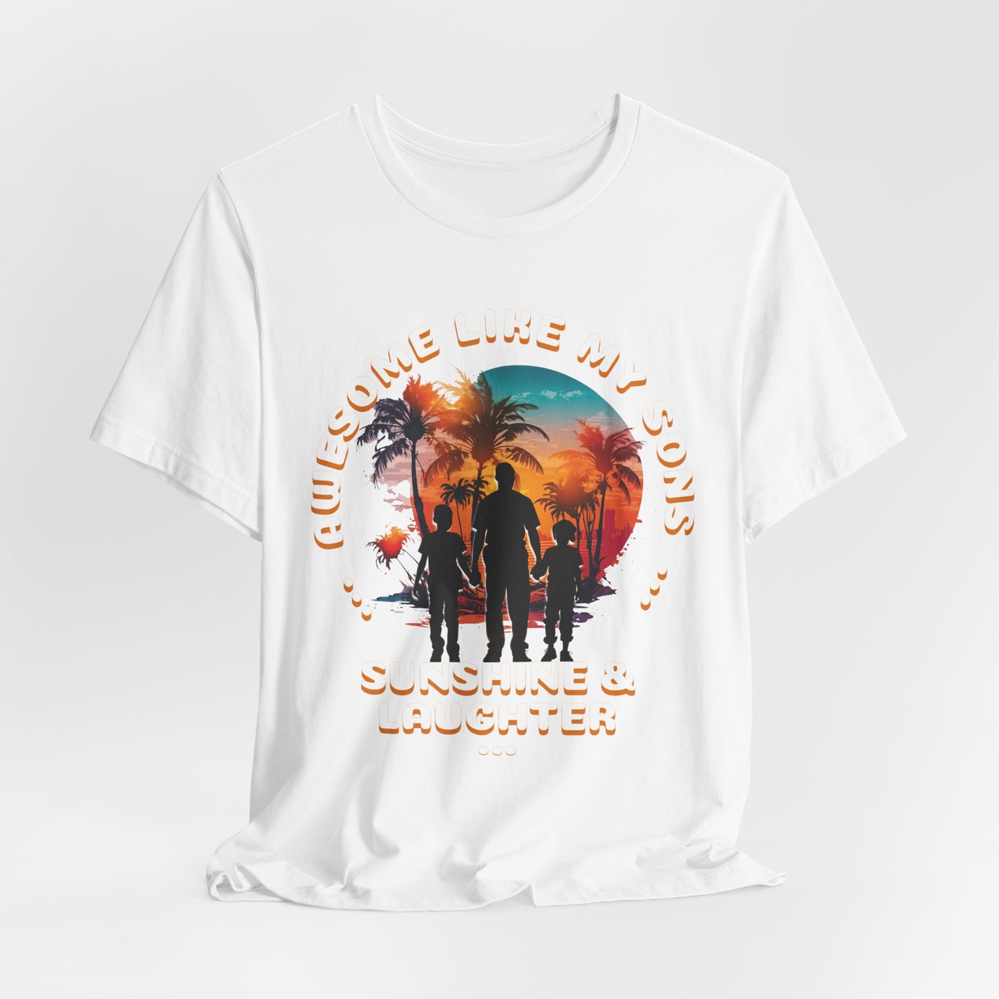Sunshine & Laughter Tee - Unisex Jersey Short Sleeve Shirt, Gift for Parents, Summer Vibe T-Shirt, Family Trip Shirt, Vacation Apparel