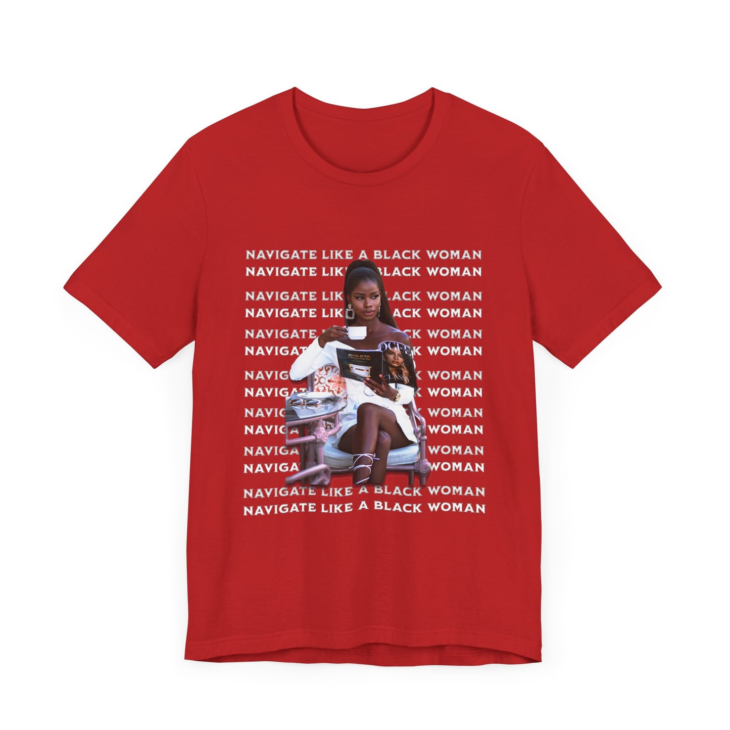 Navigate Like a Black Woman, Black Woman Shirt, 92% Black Woman Club, Black Girl Magic T-Shirts, Black History Month Shirts for Women