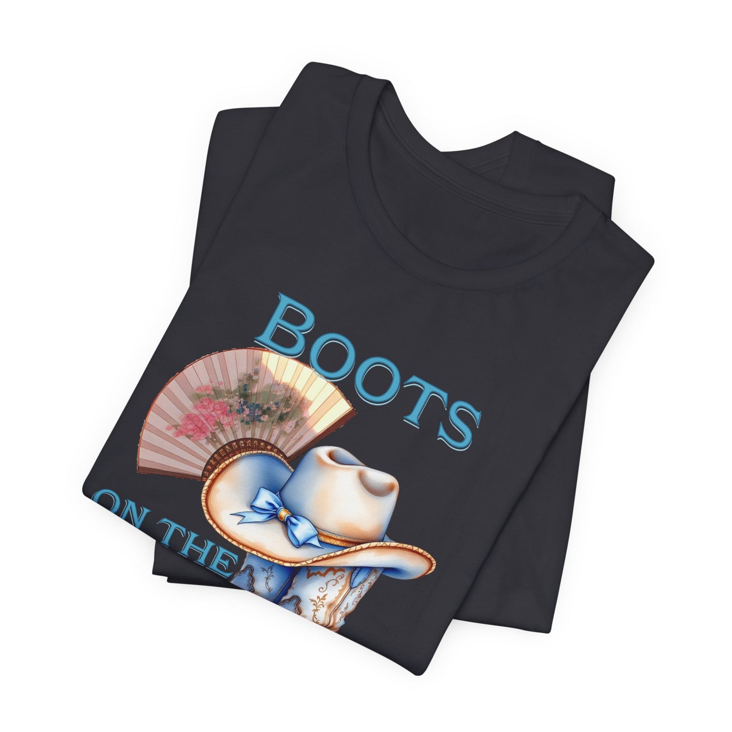 Cowboy Boots Graphic Tee - "Boots on the Ground" Inspired Design, Unisex Shirt for Men and Women, Country Music Lover Tees