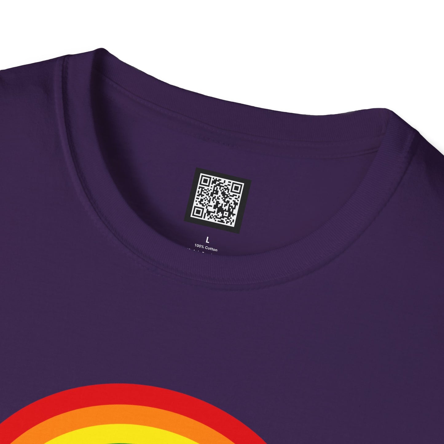 Rainbow Diversity Unisex Softstyle T-Shirt, LGBTQ+ Pride Apparel, WEHO Inclusive Gift, Casual Wear, Colorful Tee for Pride Celebrations