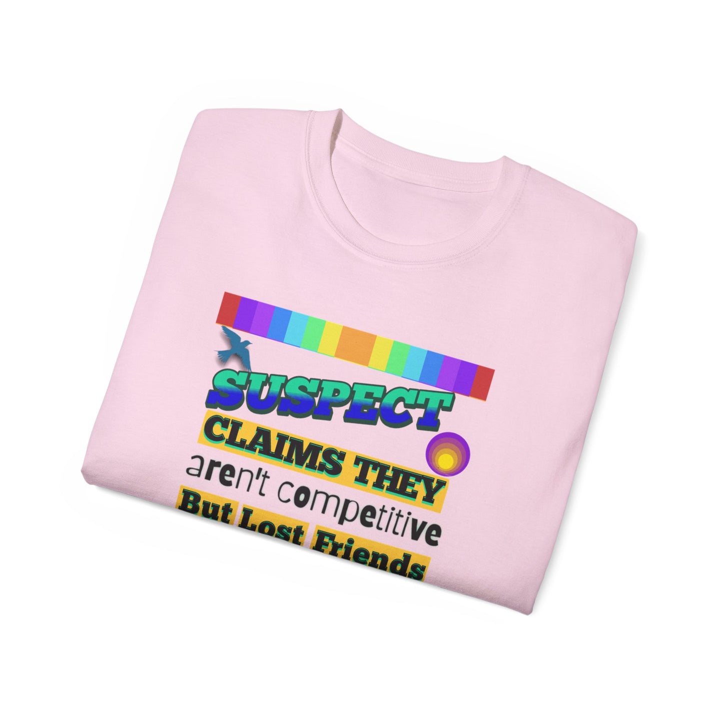 Competitive Spirit Cruise Crew Unisex Tee - Fun Trivia Game Shirt, Gift for Friends, Casual Wear, Family Game Night, Unique Graphic Tee