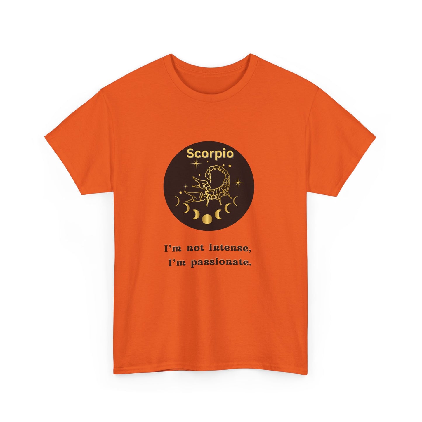 Scorpio T-Shirt, Scorpio Horoscope Gifts, Birth Month Gifts, Zodiac Sign T-Shirt Gifts, Astrology T-Shirt, Unisex Heavy Cotton Tee