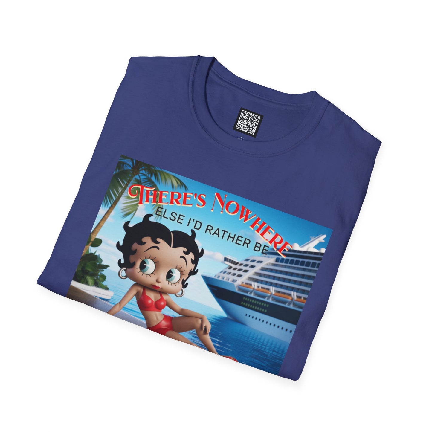 Betty Boop Cruisin' Vintage T-Shirt, Retro Beach Tee, Cute Cruise Themed Summer Fun Shirt, Vacation Outfit, Bettsie Style Clothing