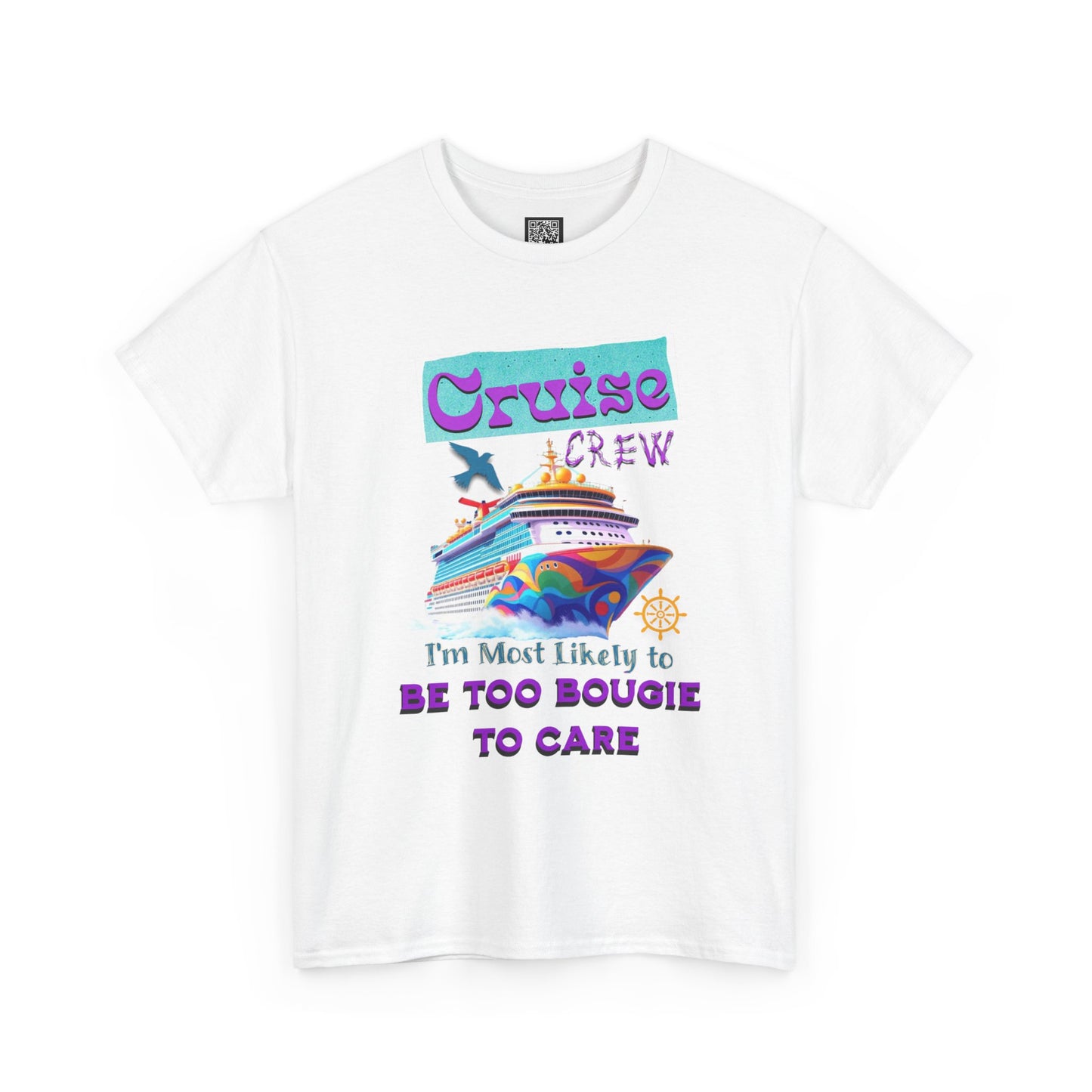 Cruise Crew Tee: Be Too Bougie to Care, Vacation Outfits, Nautical Shirt, Travel Gift, Summer Apparel, T-Shirt for the Bougie One