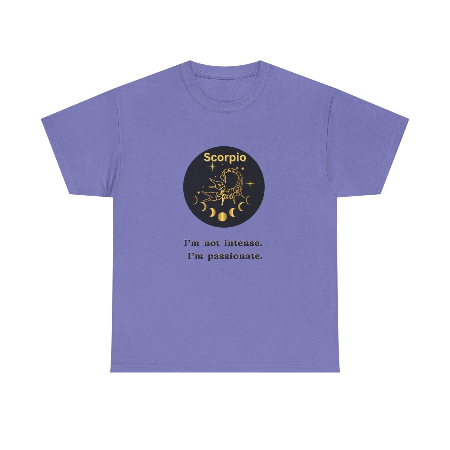 Scorpio T-Shirt, Scorpio Horoscope Gifts, Birth Month Gifts, Zodiac Sign T-Shirt Gifts, Astrology T-Shirt, Unisex Heavy Cotton Tee