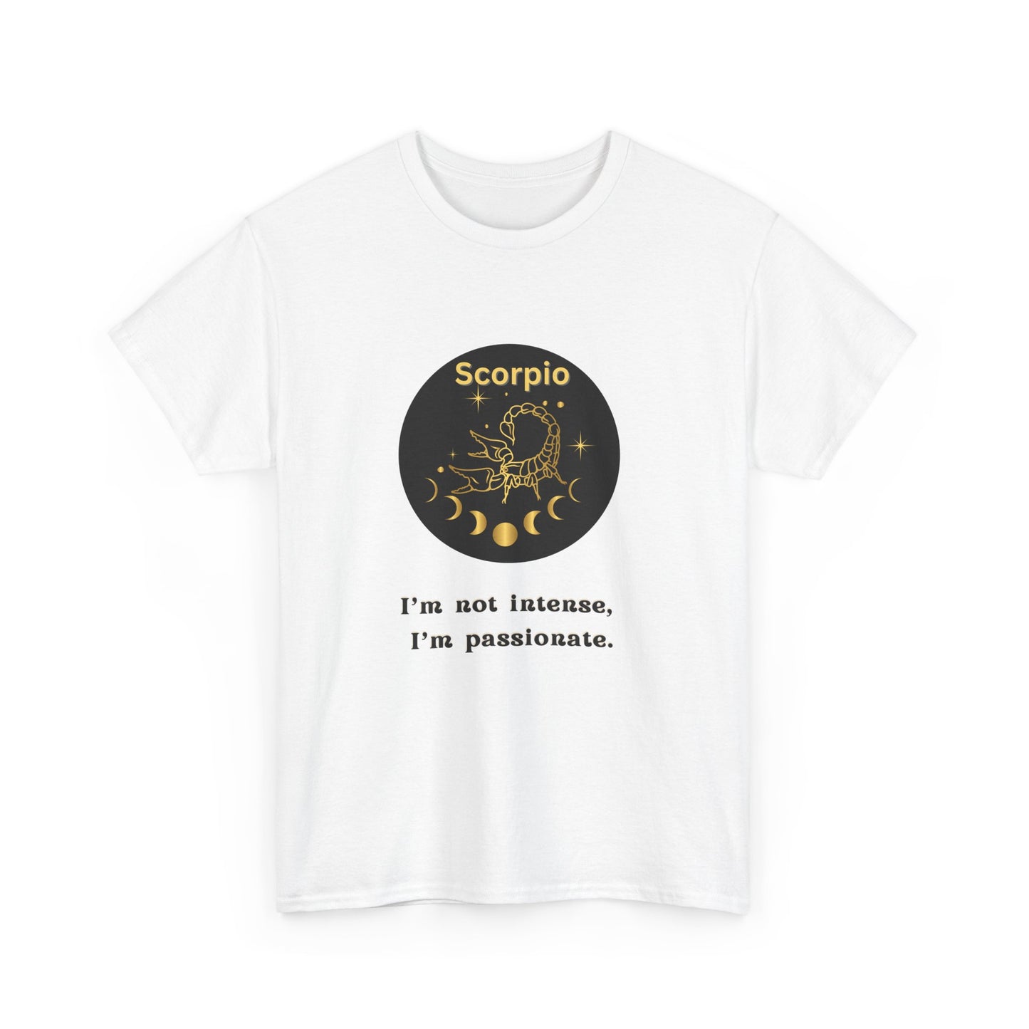 Scorpio T-Shirt, Scorpio Horoscope Gifts, Birth Month Gifts, Zodiac Sign T-Shirt Gifts, Astrology T-Shirt, Unisex Heavy Cotton Tee