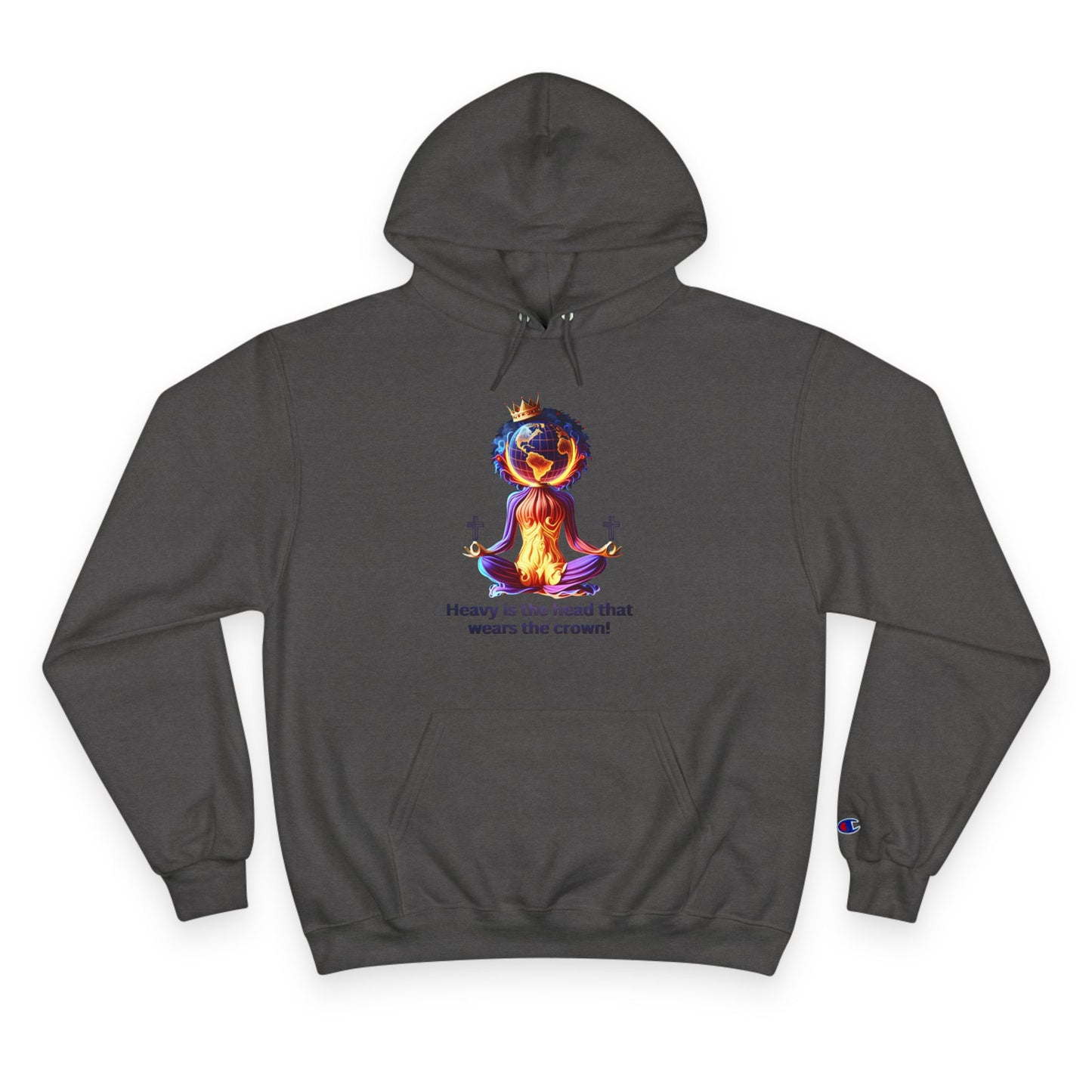 "Heavy is the Head" Champion Hoodie for Women, Inspirational Hoodie for Women, Women Empowerment Hoodies for Women