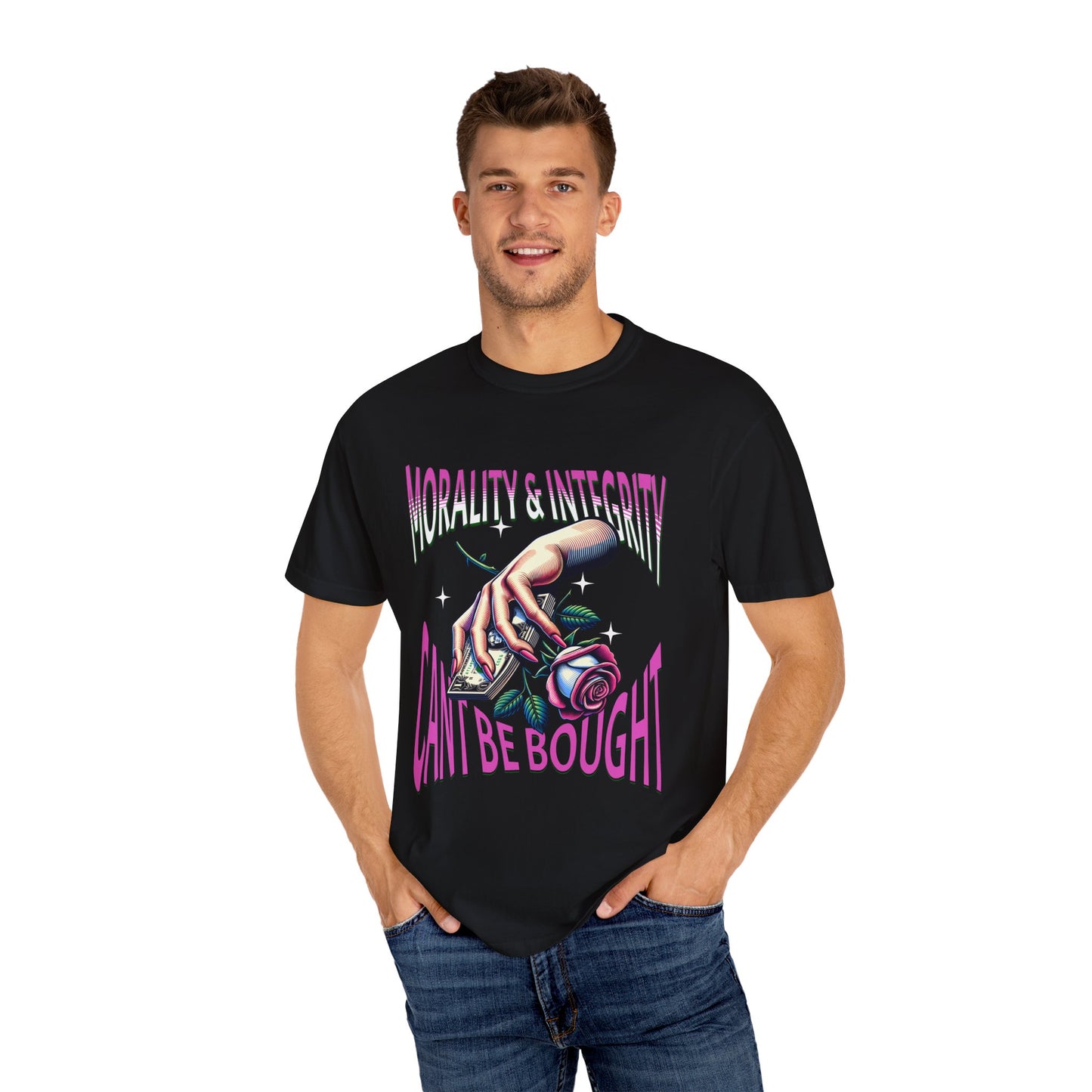 Morality & Integrity Can’t Be Bought T-Shirts, Inspirational T-Shirts, Unisex Morality Shirts, Motivational Shirts for a Gift, Integrity Shirts
