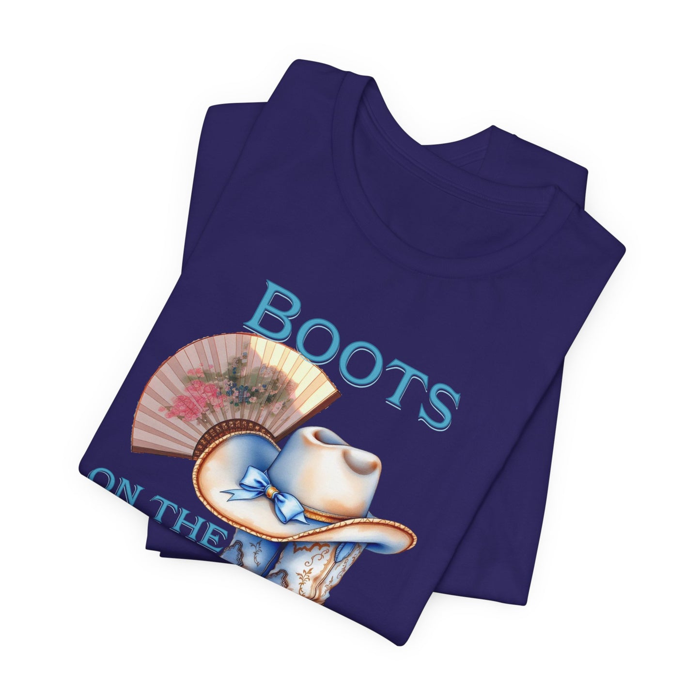 Cowboy Boots Graphic Tee - "Boots on the Ground" Inspired Design, Unisex Shirt for Men and Women, Country Music Lover Tees