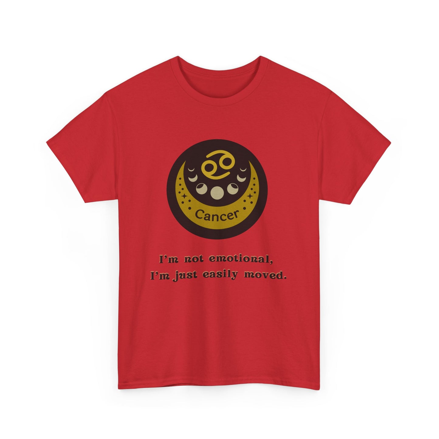 Cancer T-Shirt, Cancer Horoscope Gifts, Birth Month Gifts, Zodiac Sign T-Shirt Gifts, Astrology T-Shirt, Unisex Heavy Cotton Tee, Gift for a Cancer Horoscope