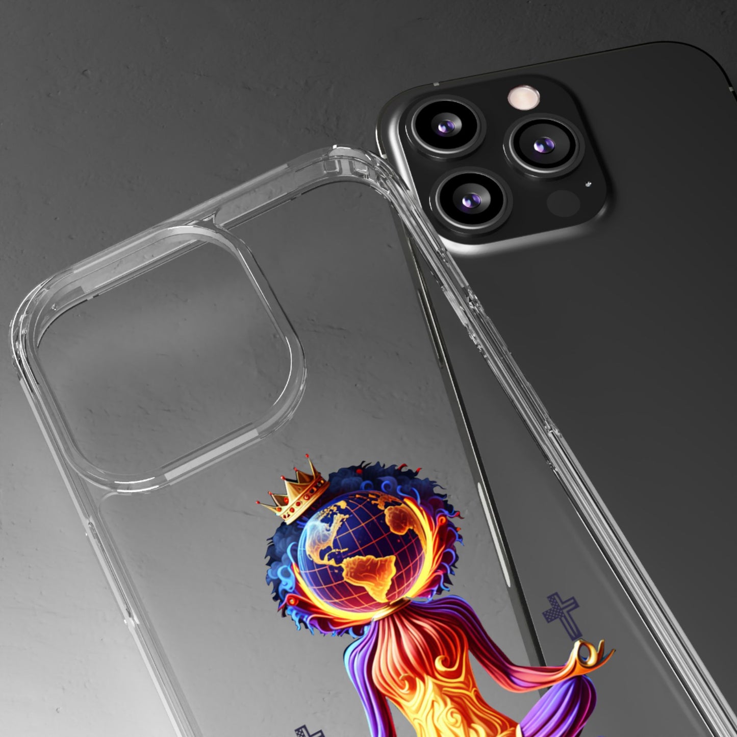 "Heavy is the Head" Clear Cellphone Case Cases, Inspirational Cellphone Case for iPhone and Samsung Phones, Custom Cellphone Case