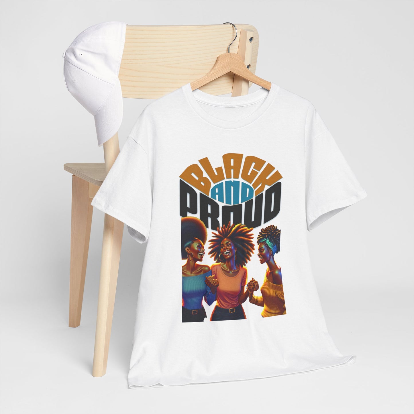 Black and Proud: Sisters United Shirt, Black Culture Shirts, Melanin Power, Black Girl Magic Shirts, African American T-Shirts, Nubian Queens T-Shirts,