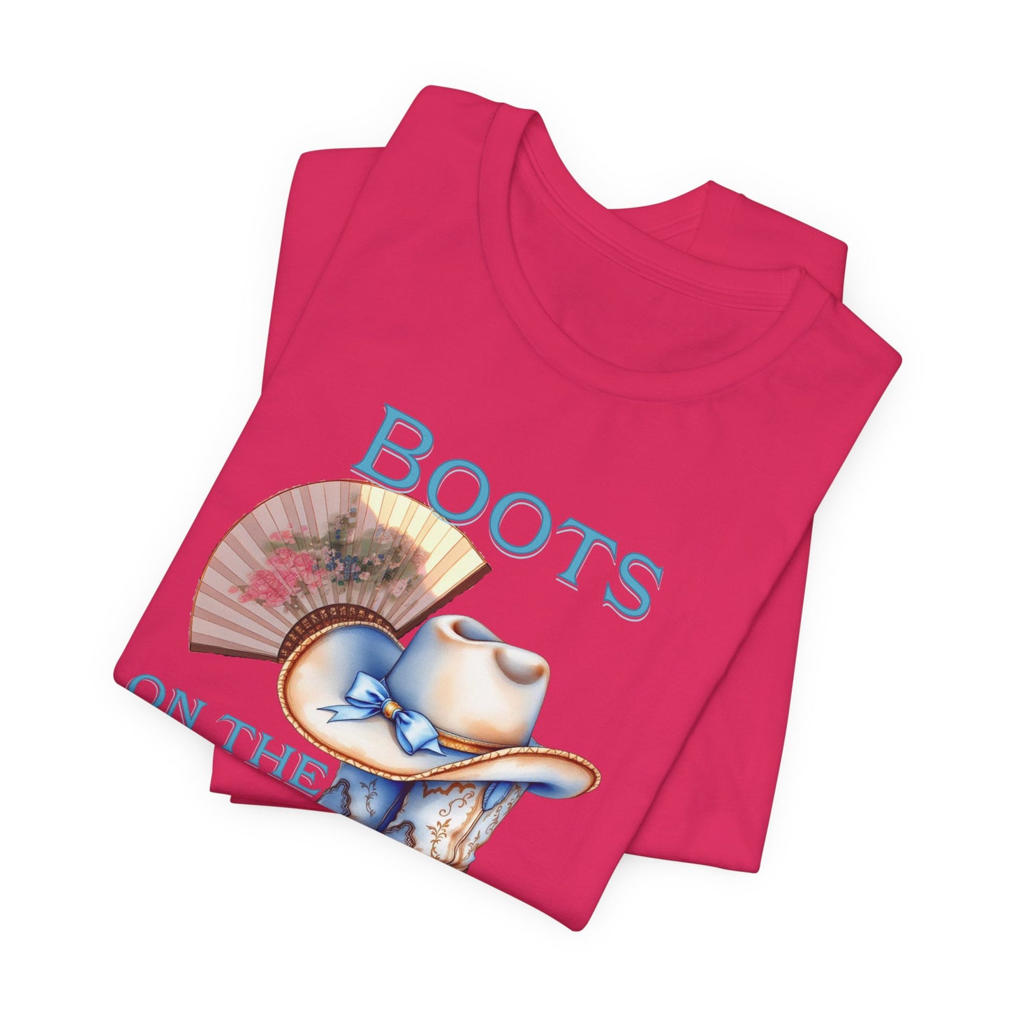 Cowboy Boots Graphic Tee - "Boots on the Ground" Inspired Design, Unisex Shirt for Men and Women, Country Music Lover Tees