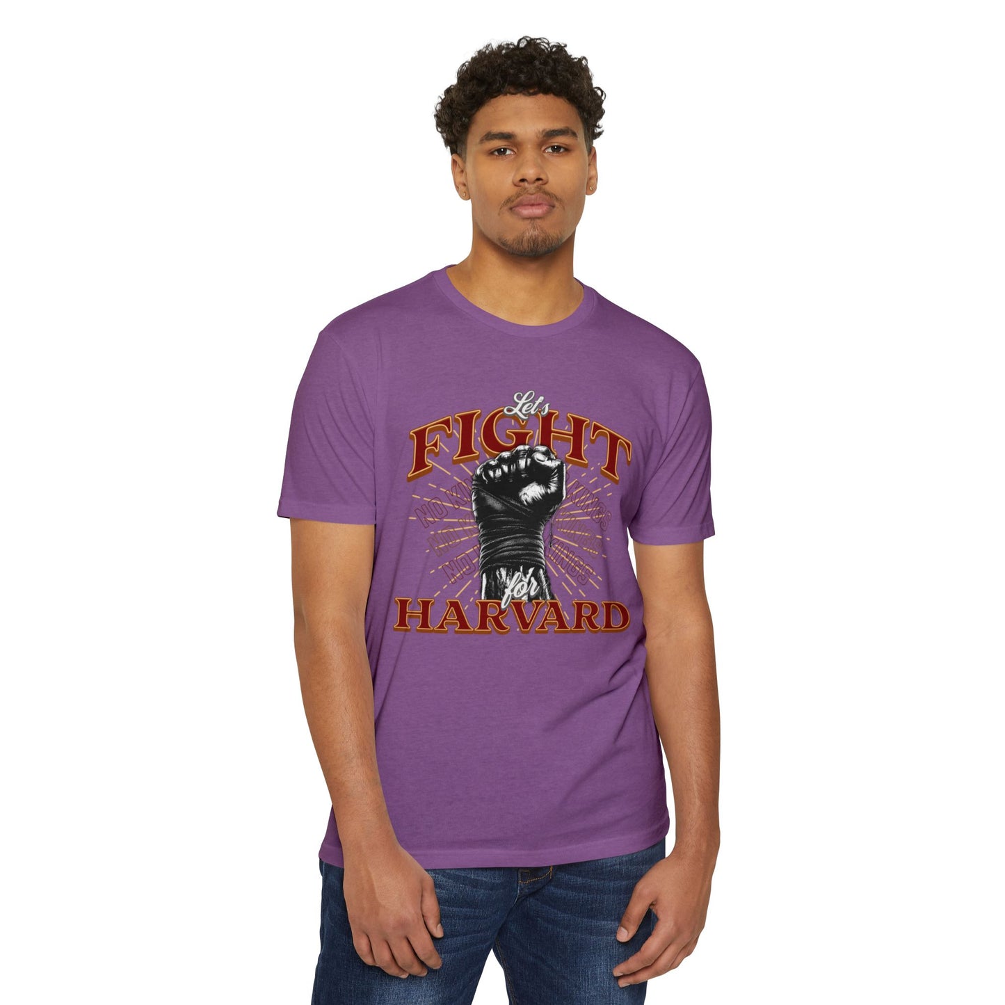 Empowering Fight for Hardvard University T-Shirt | Trump vs. Harvard T-Shirts, Spirit of Democracy, Standing with Hardvard Tee