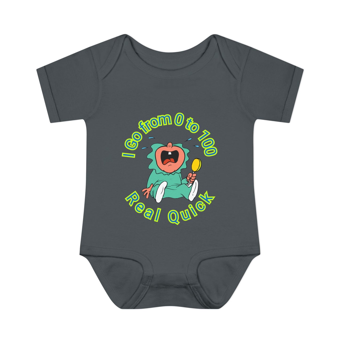 Funny Baby Onesies from 0 to 24 Months, Cute Colorful Baby Onesies for Boy or Girl, From 0 to 100 Real Quick, Newborn Baby Shower Gifts