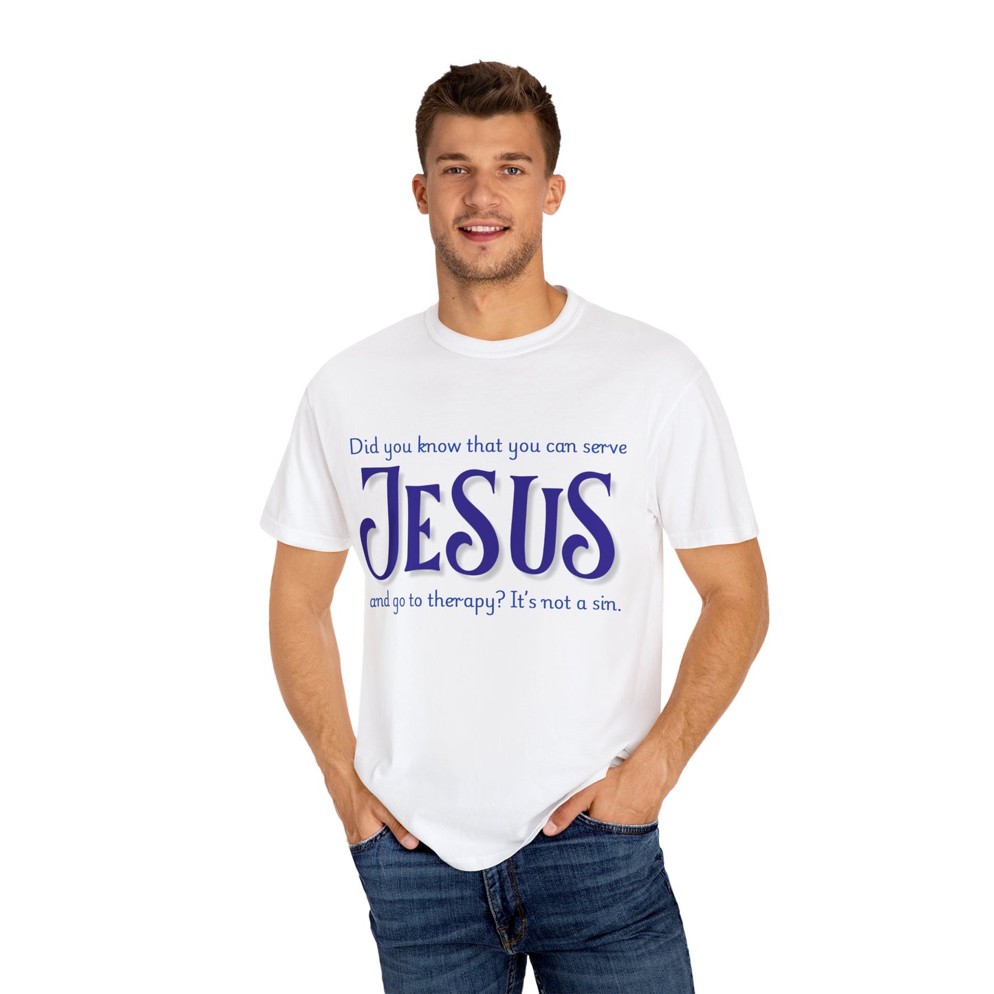 Religious Shirt for Gift, Religious Gift, Inspirational Shirt, Jesus T-Shirt, Christian T-Shirt, Jesus is Love, Unisex, Therapy Shirt, Mental Health Tees