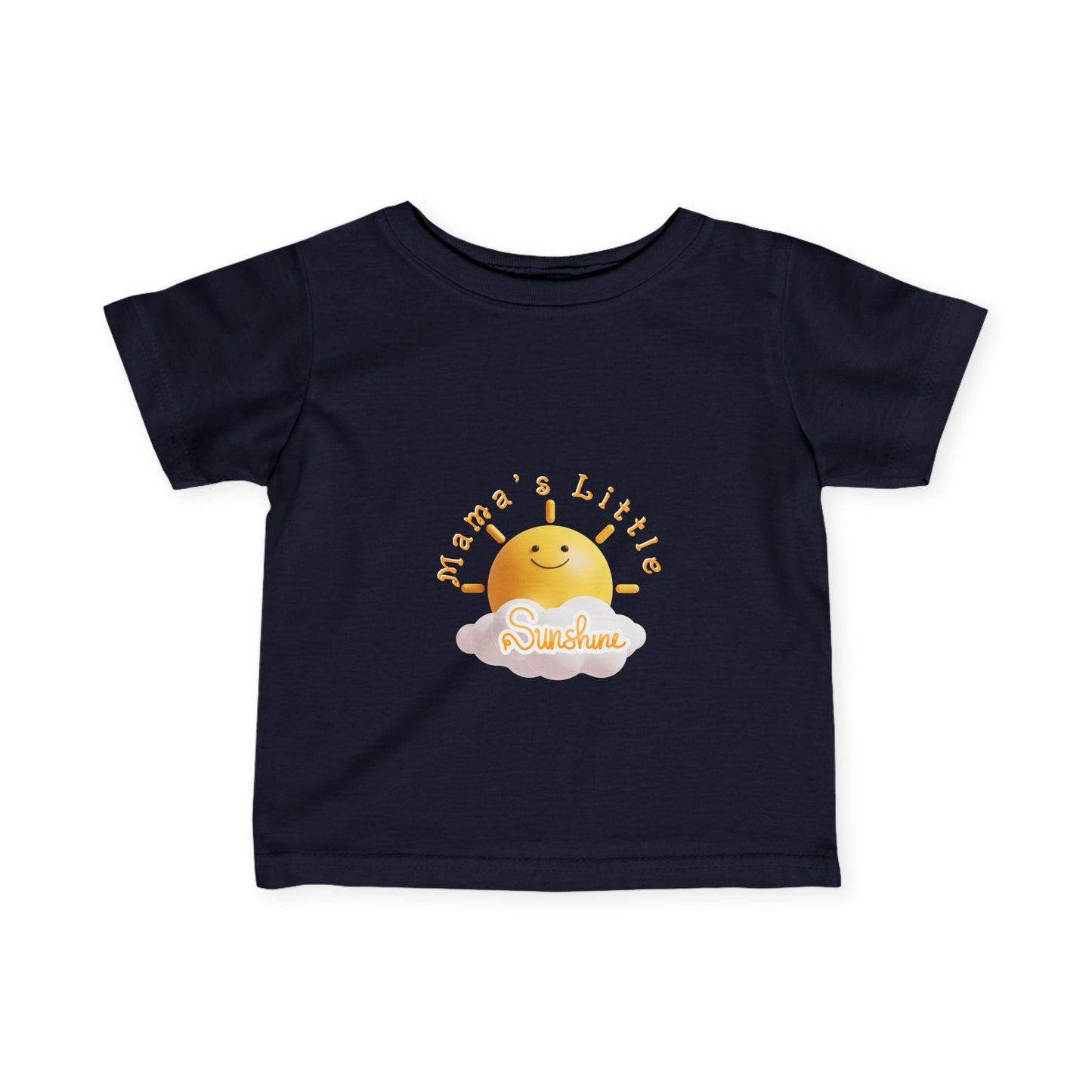 Mama's Little Sunshine Infant Fine Jersey Tee, Perfect Baby Shower Gift for Boy or Girl, 6-24 Mo. Toddler T-Shirt Gifts, T-Shirts for Toddler Boy and Girls