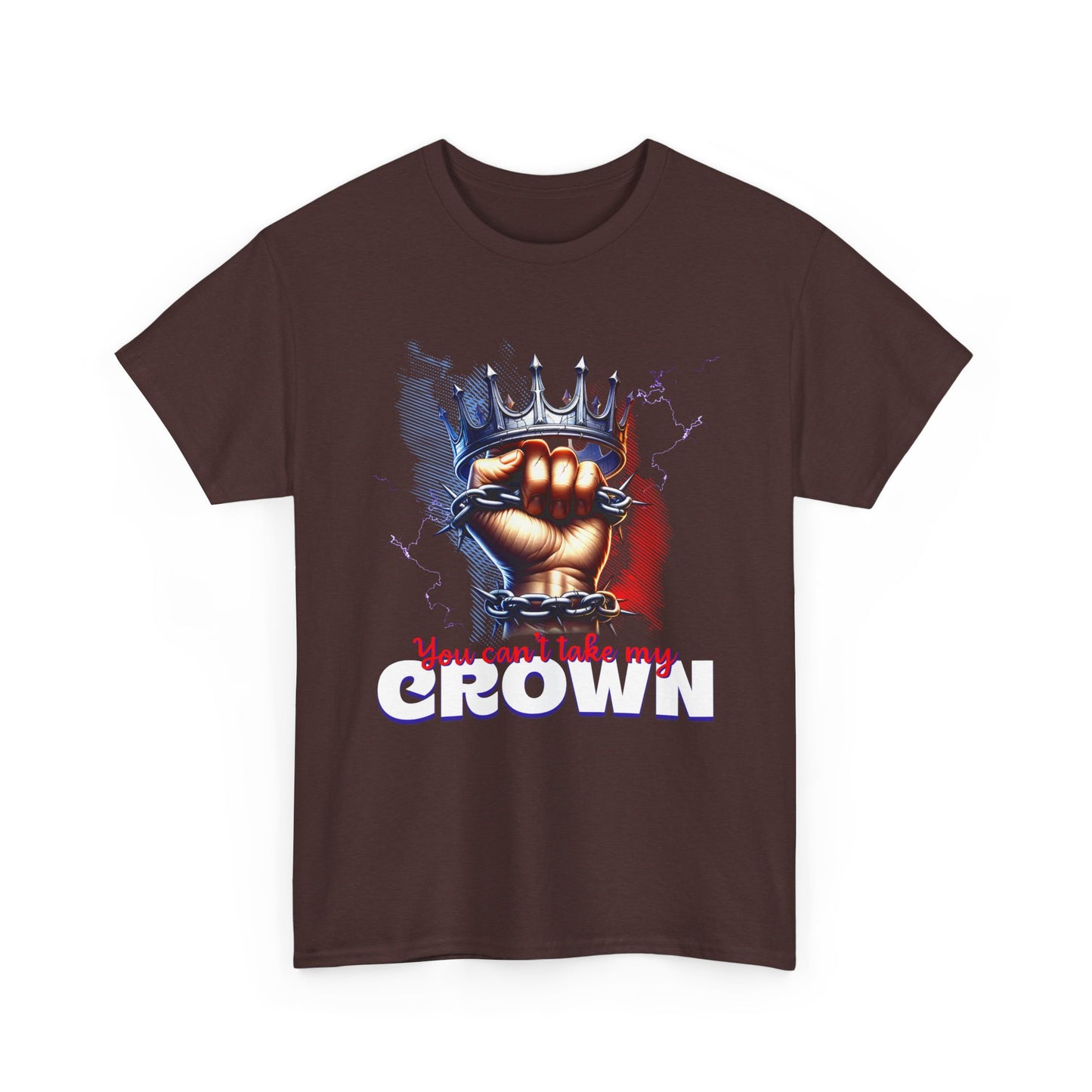 Uncrowned Resilience, 'You Can't Take My Crown' Graphic Tee for Kings & Queens, Self-Empowerment Unisex Clothing, Self-Worth T-Shirt,