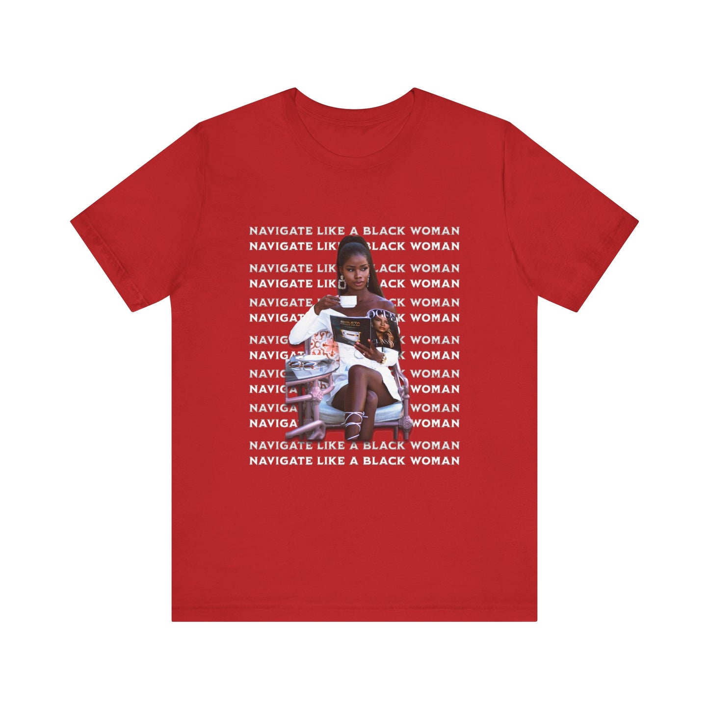 Navigate Like a Black Woman, Black Woman Shirt, 92% Black Woman Club, Black Girl Magic T-Shirts, Black History Month Shirts for Women