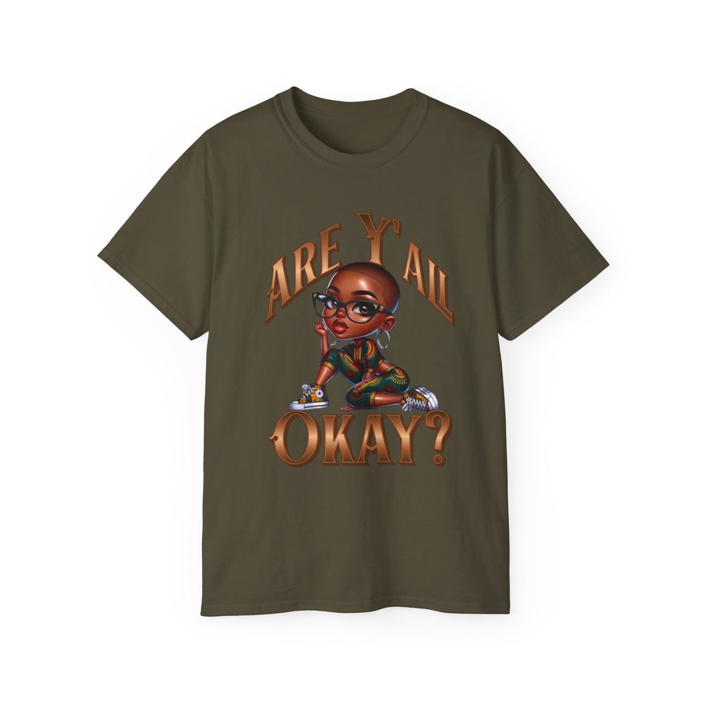 Sassy Check-In "Are Y'all Okay?", Black Girl Magic Shirts, Black History Month Shirt, Afrocentric Melanin Shirts, Woman Empowerment Shirt