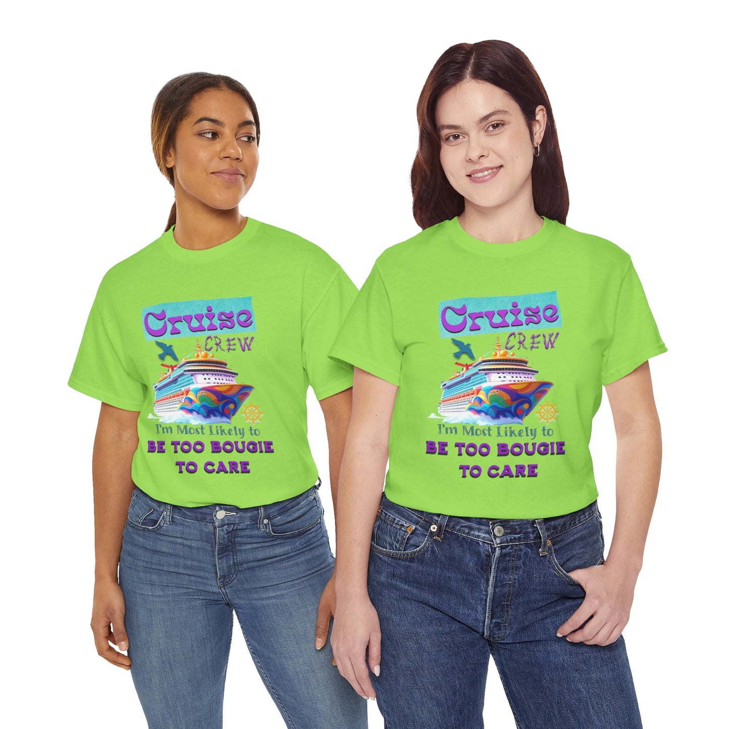 Cruise Crew Tee: Be Too Bougie to Care, Vacation Outfits, Nautical Shirt, Travel Gift, Summer Apparel, T-Shirt for the Bougie One