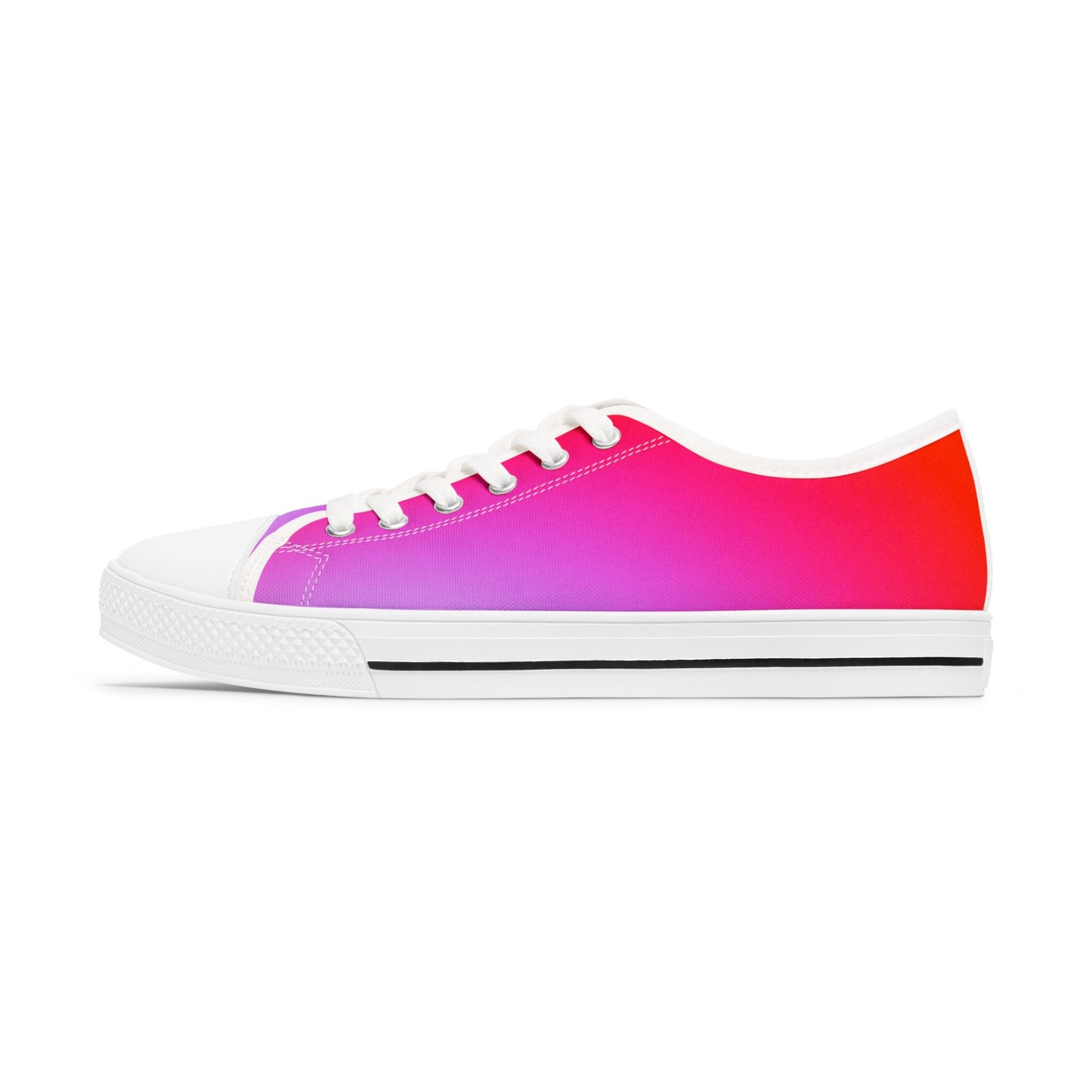 Gradient Women's Low Top Sneakers, Stylish Casual Women Shoes, Trendy Women Sneakers, Cute Summer Footwear, Gift for Her