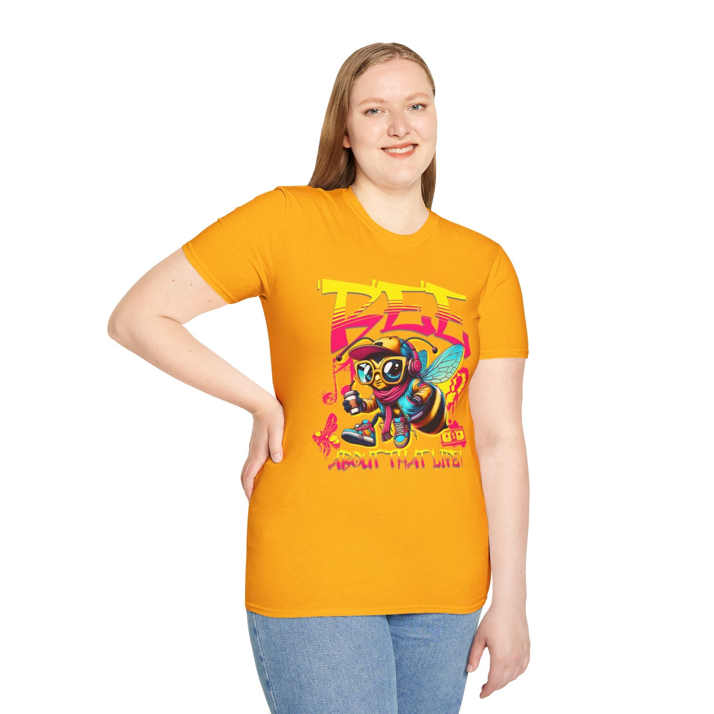 Beekeeper Graphic T-Shirt, Cute Bee Lovers T-Shirt, Fun Colorful Graphic Bee Tee, Summer Casual Wear, Gift for Bee Enthusiast