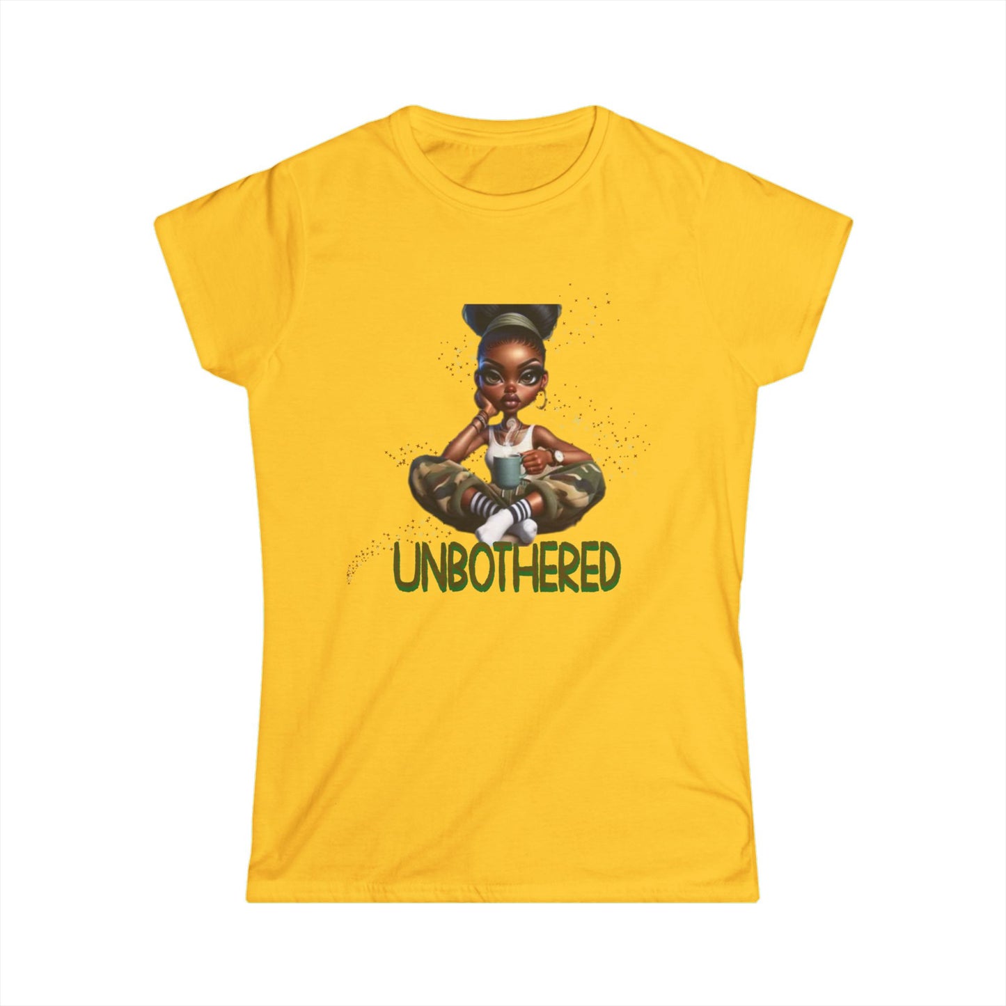 Unbothered Serenity T-Shirts for Women, Black Woman Empowerment, 92% Black Women Shirts, Melanin Magic T-Shirts, Black Girl Magic Tees